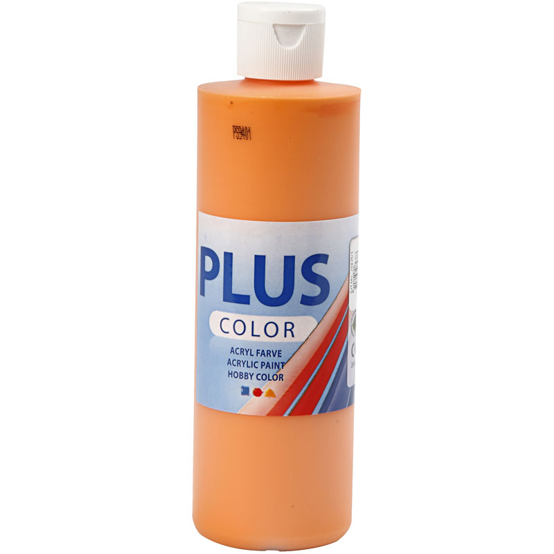 Plus Color hobbyfärg, pumpkin, 250 ml/ 1 flaska Pumpkin