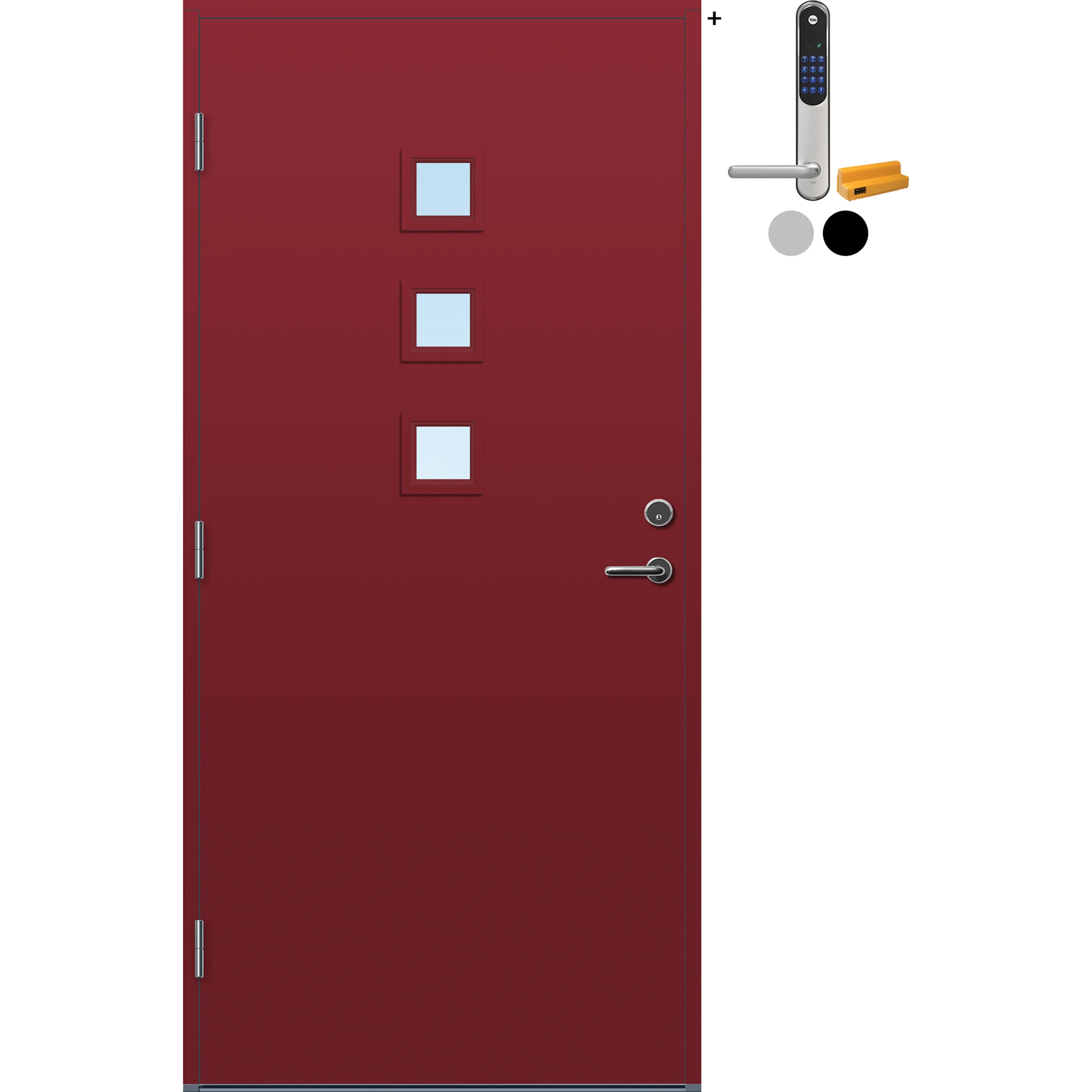 NCS S-4050-R, Mørk Rød