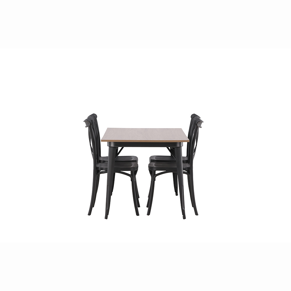Spisegruppe Venture Home Tempe med 4 Crosett Stoler