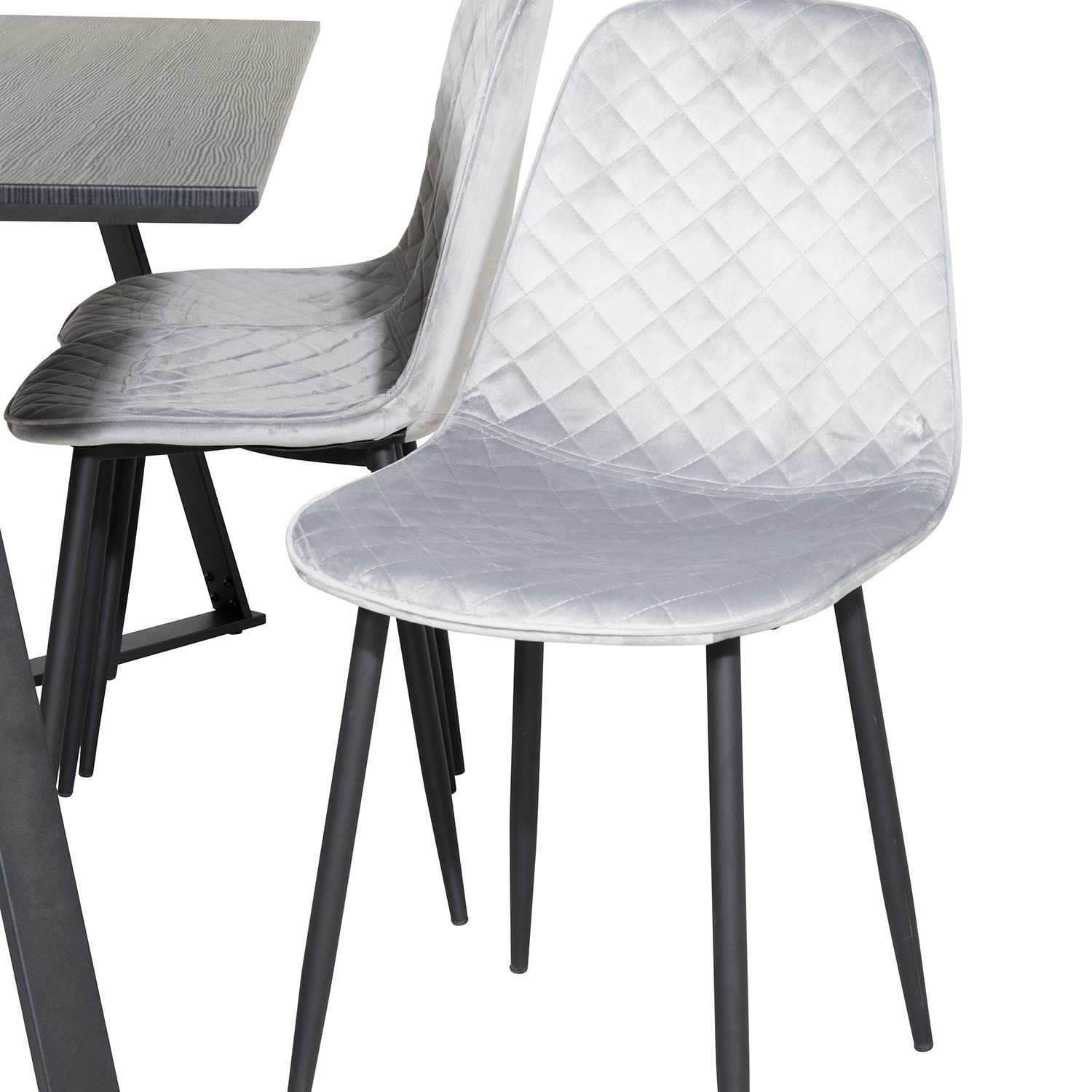 Spisegruppe Venture Home Madde med 6 Phoi Stoler Fløyel