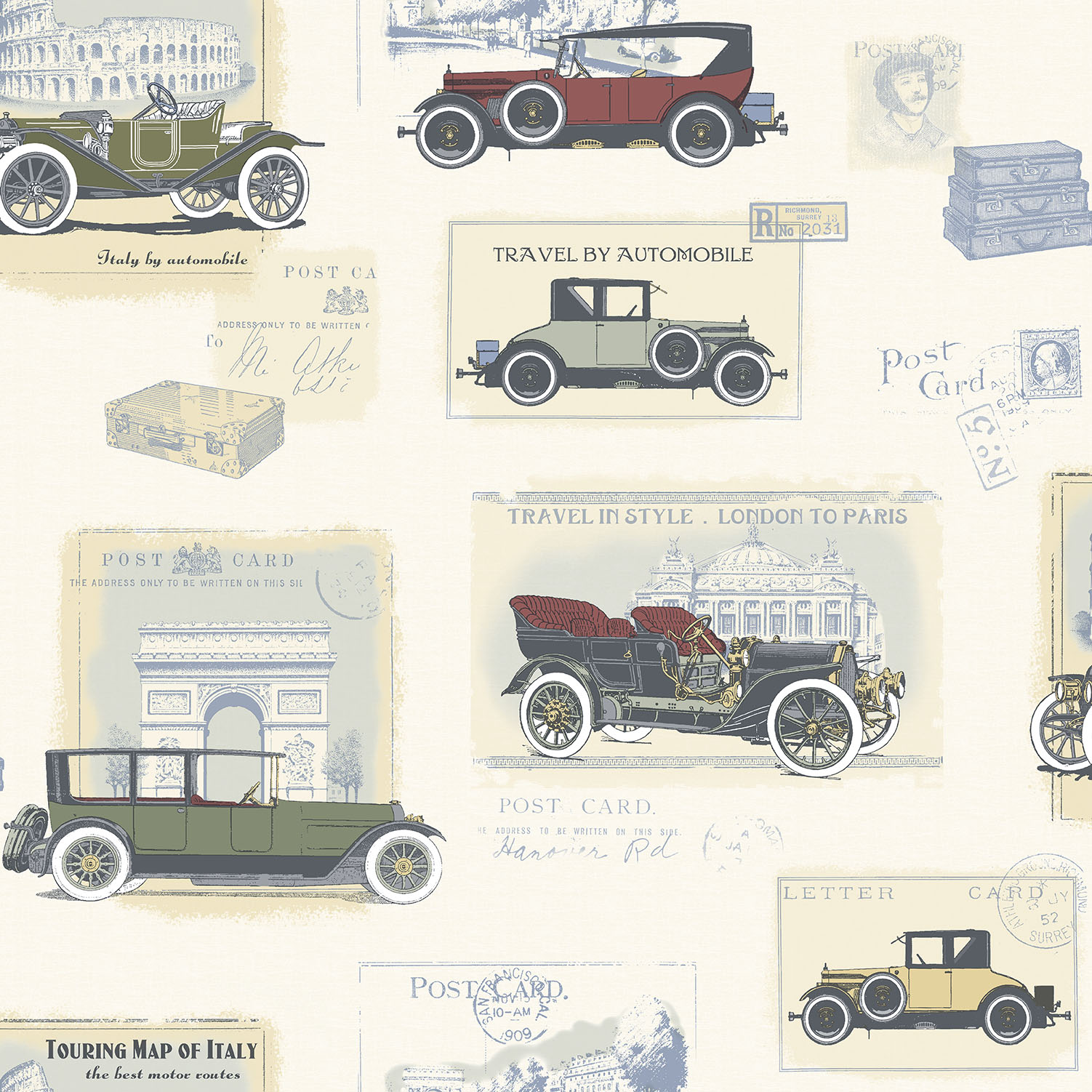 Tapet Galerie Wallcoverings Cars G56135 | golv - tapeter - monstrad-tapet | KakelKungen