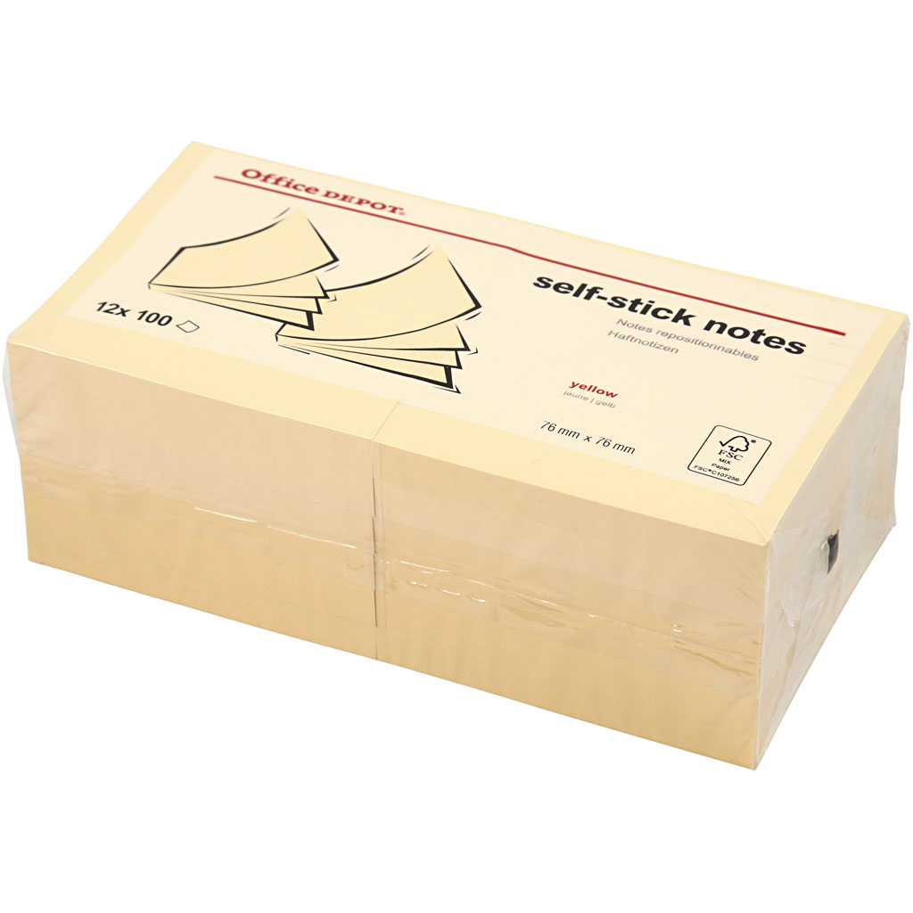 Notislapper Creativ Company 12 stk/1 pk