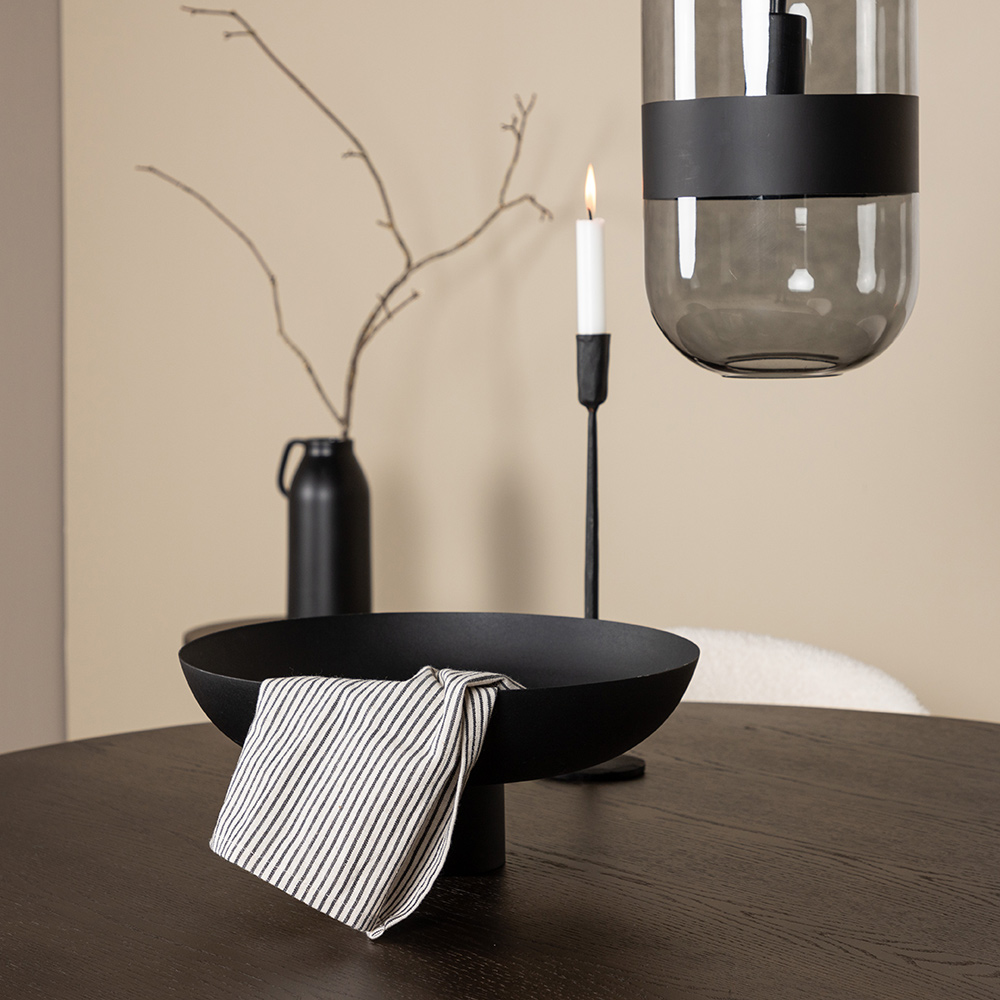 Spisegruppe furniture/fashion Stone med 4 Chico Stoler Rundt