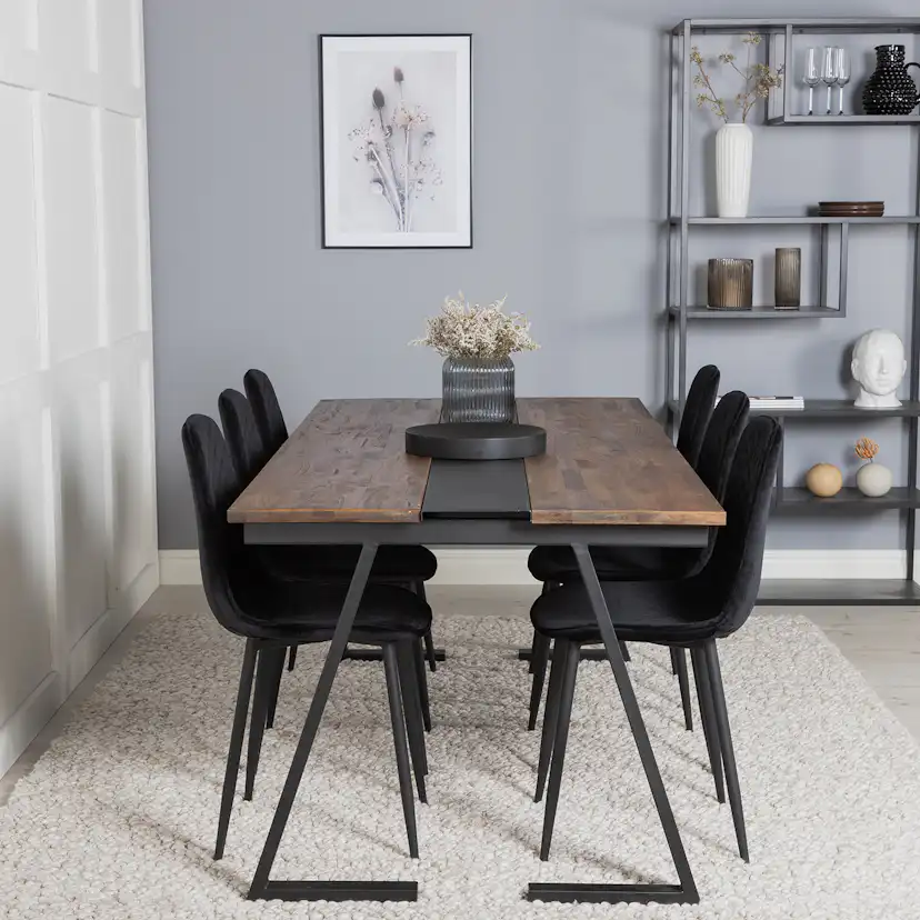 Spisegruppe Venture Home Jane med 6 Phoi Stoler