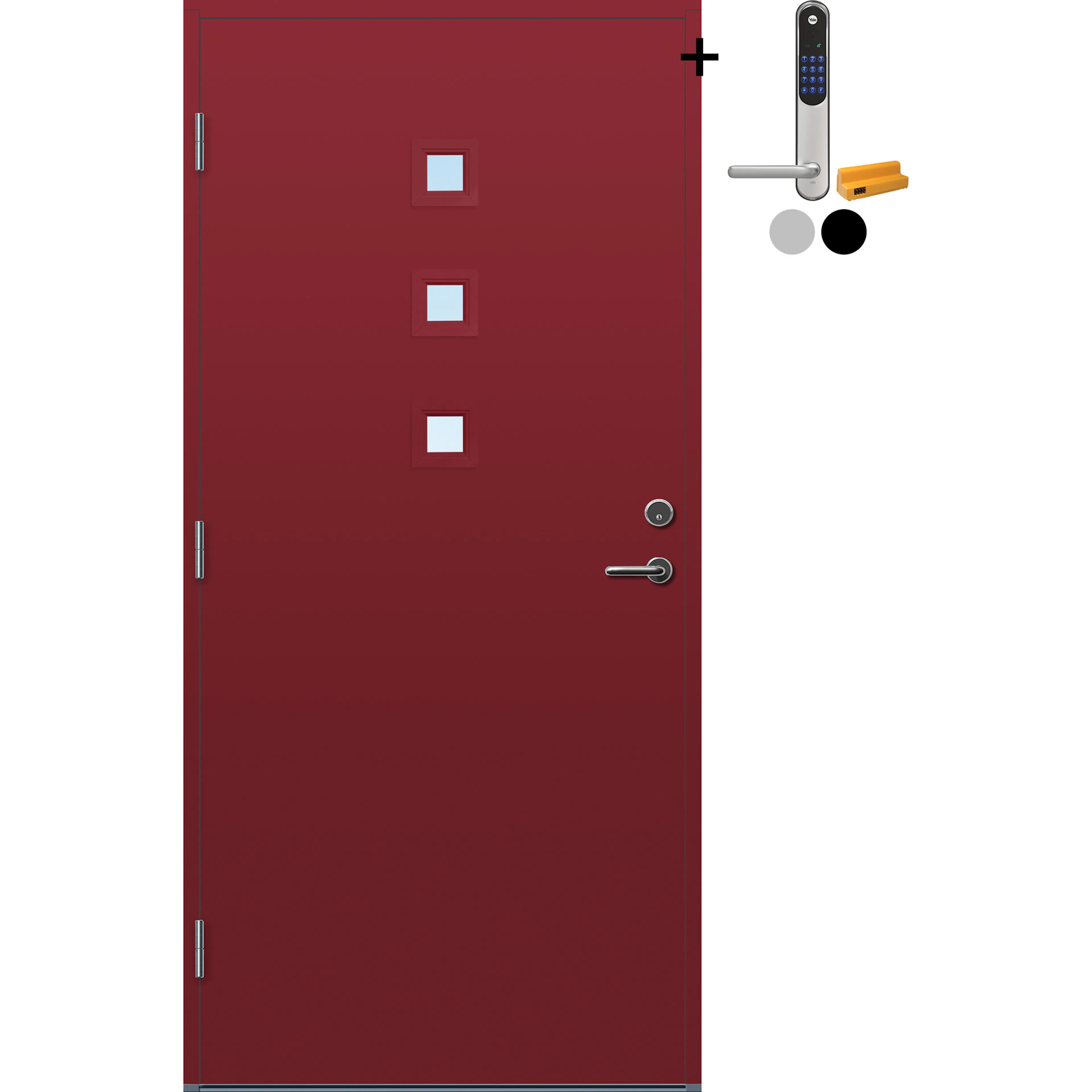 NCS S-4050-R, Mørk Rød