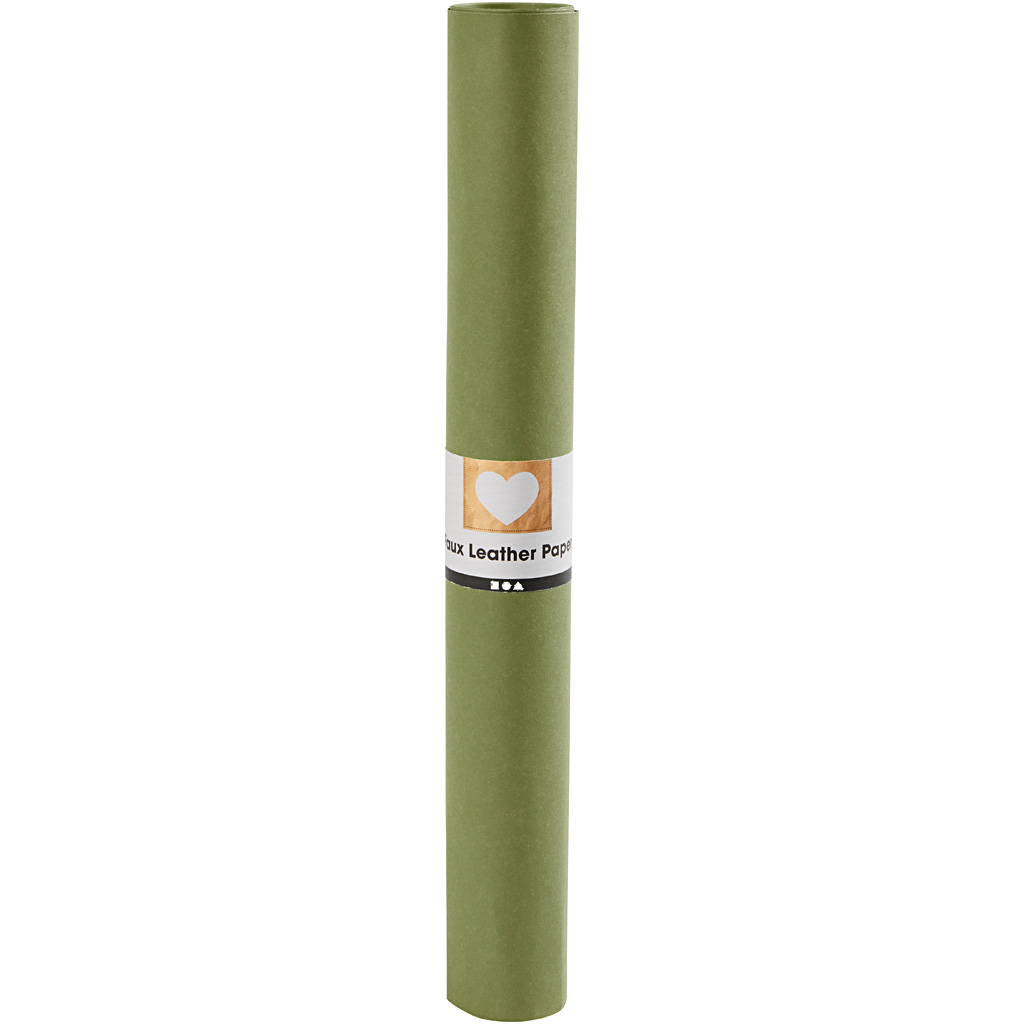 Lærpapir Creativ Company B50 cm Ensfarget 1 m/1 Rl