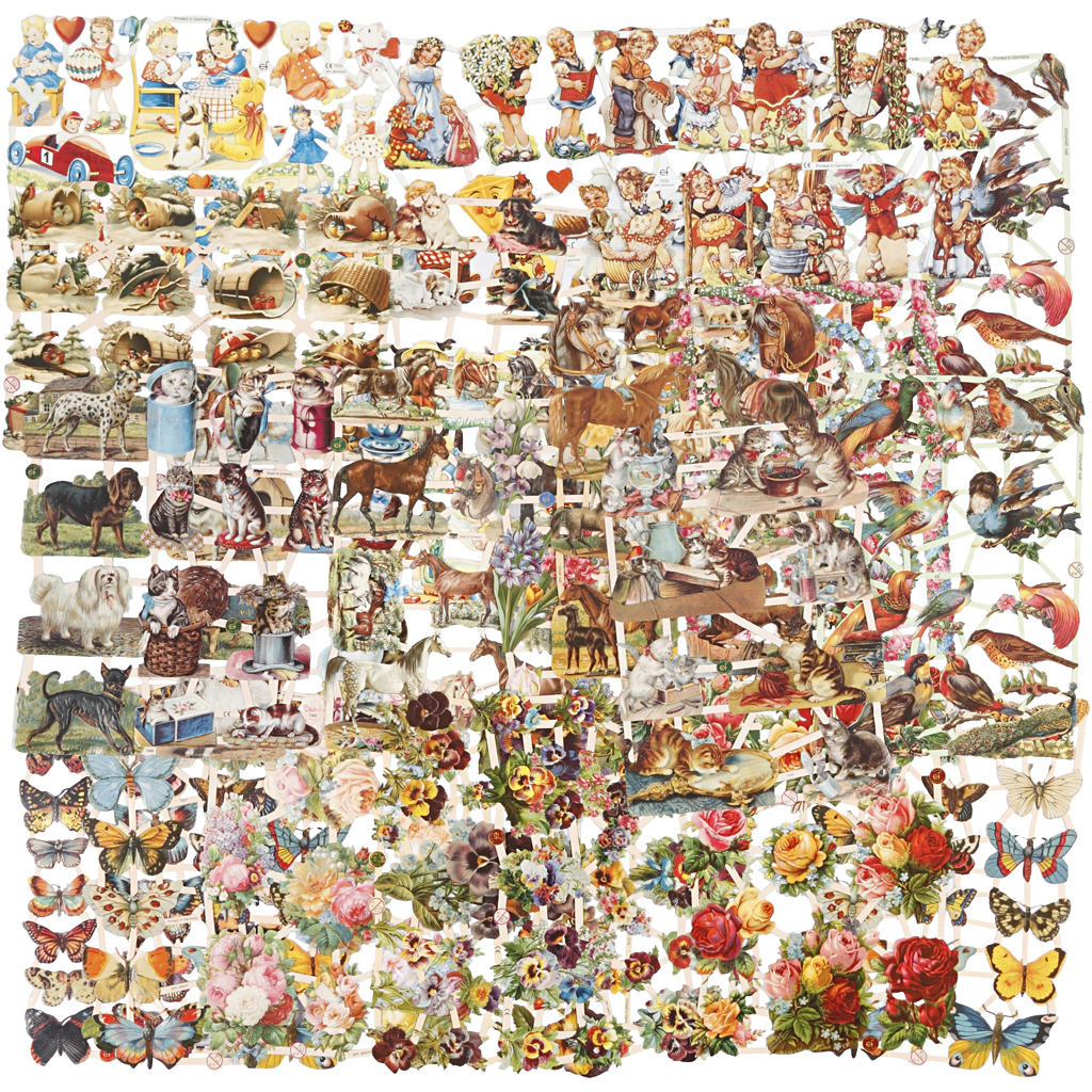 Glansbilder Creativ Company Året Rundt 165x235 cm 30 Mix Ark/1 Pk