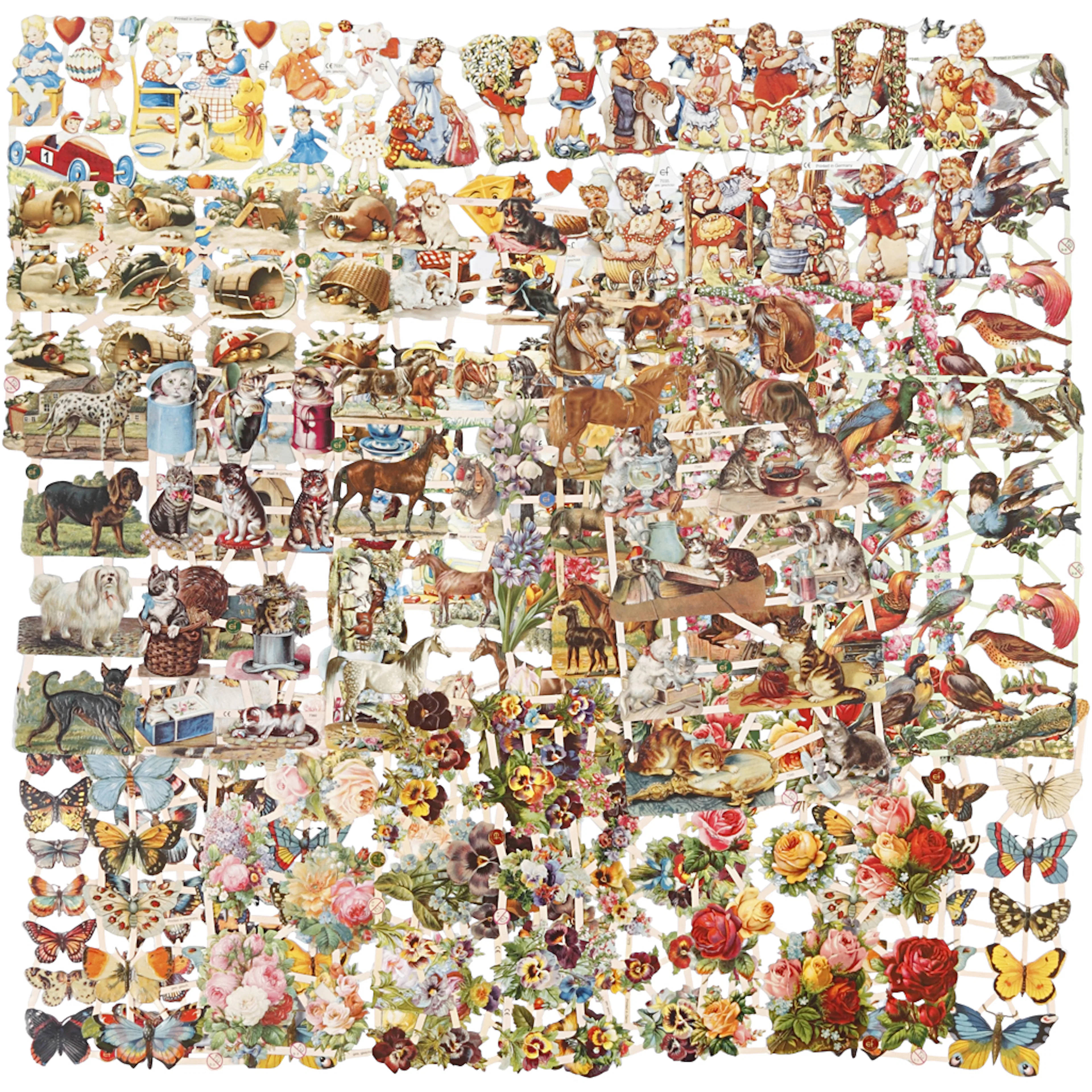 Glansbilder Creativ Company Året Rundt 165x235 cm 30 Mix Ark/1 Pk