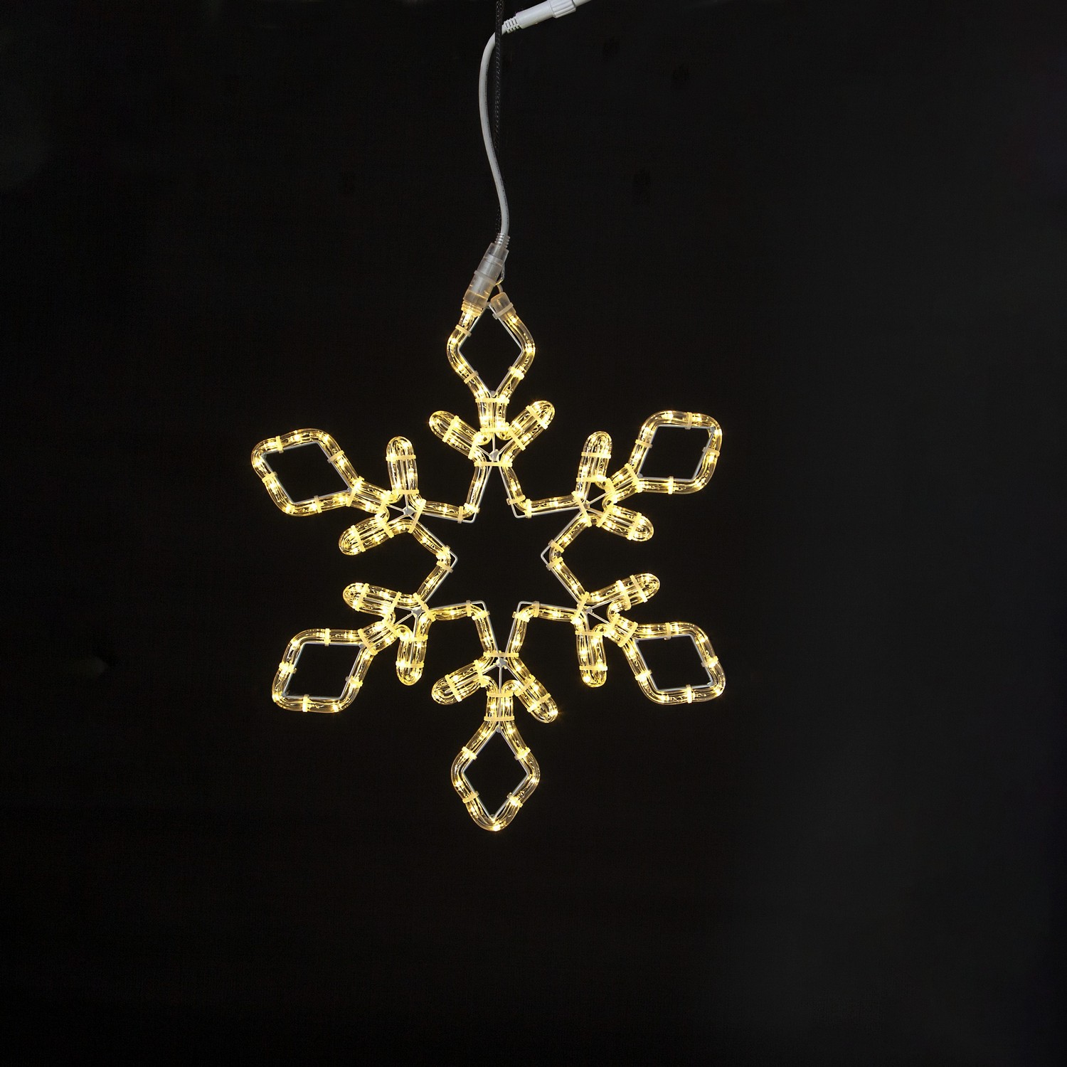 Dekorasjonsbelysning Star Trading Snøkrystall RL43 cm WW