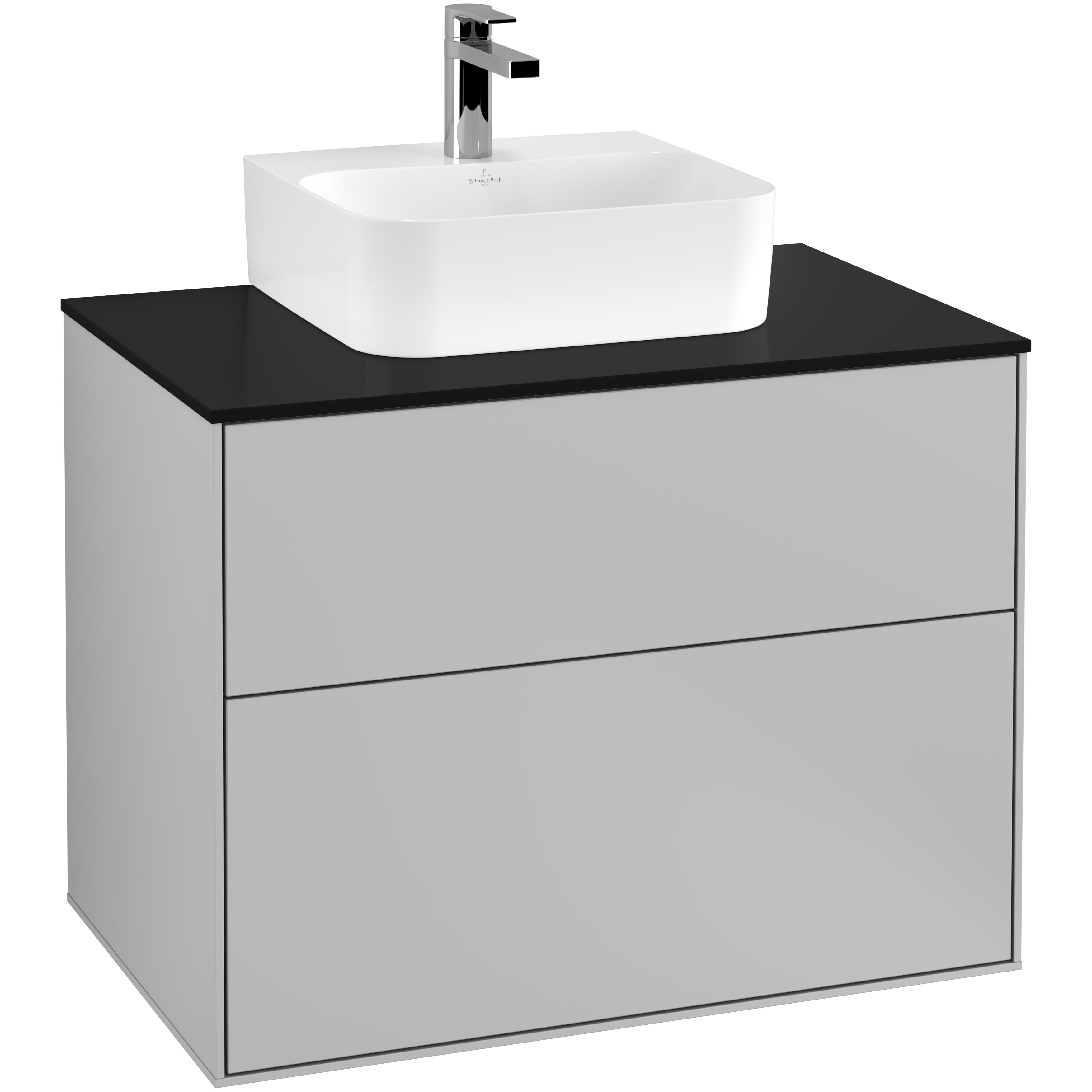 Tv&auml;ttst&auml;llssk&aring;p Villeroy & Boch Finion med 2 L&aring;dor och B&auml;nkskiva f&ouml;r Kompakt Tv&auml;ttst&auml;ll