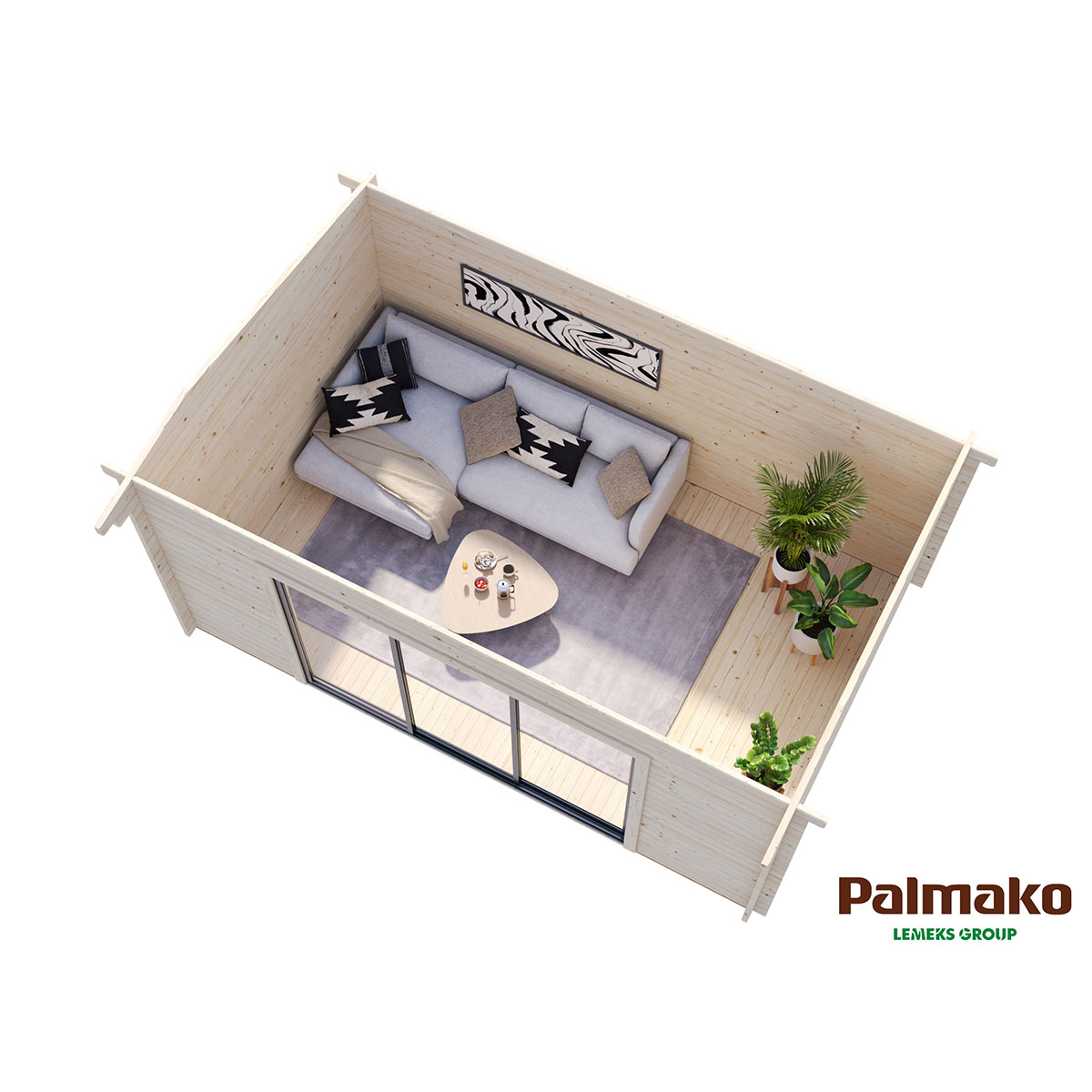 Hagestue Palmako Ines 13,7 m2