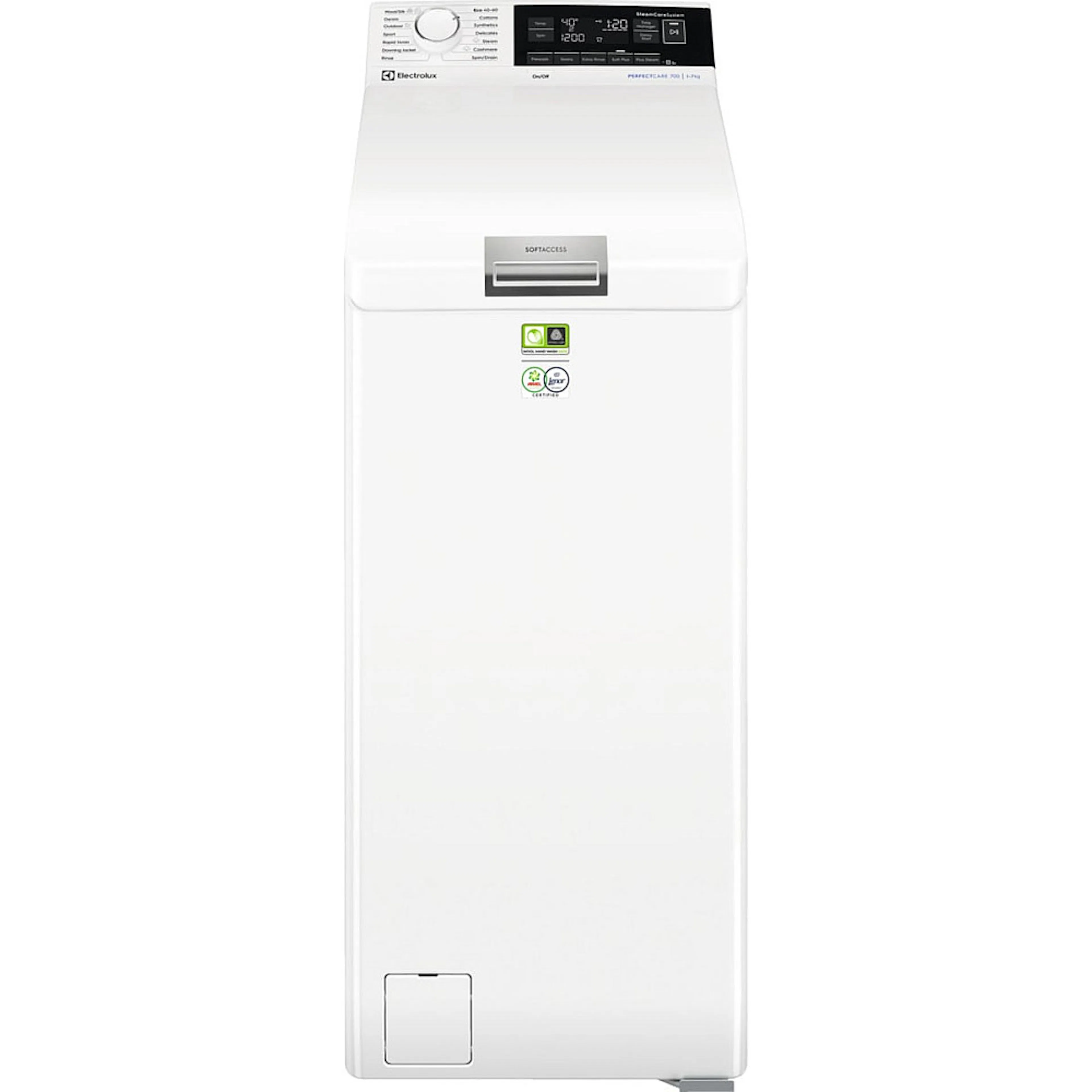 Toppmatet Vaskemaskin Electrolux EW7T673L1L Kompakt med SteamCare og SensiCare
