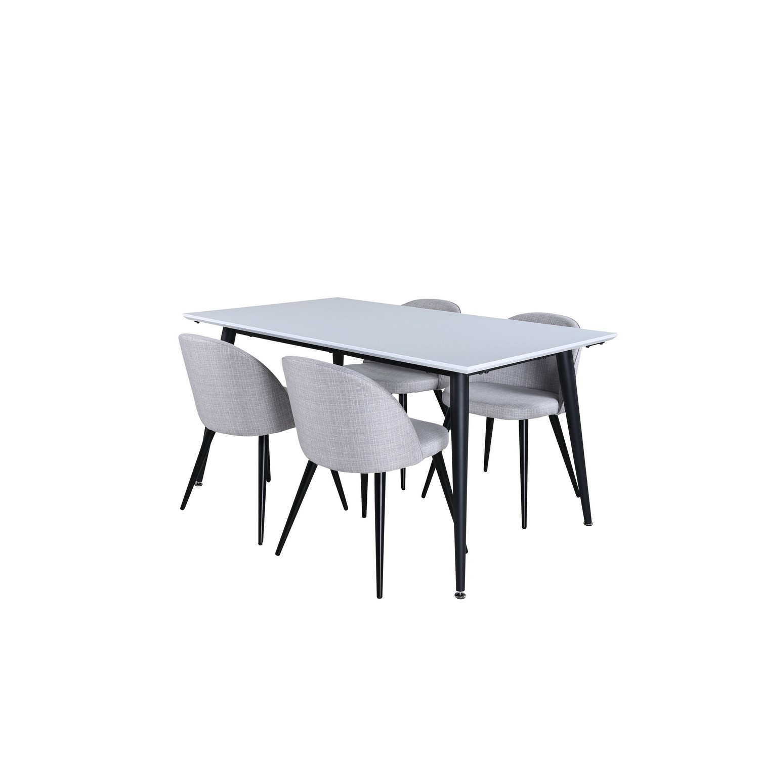 Spisegruppe Venture Home Jolie med 4 Valentina Stoler