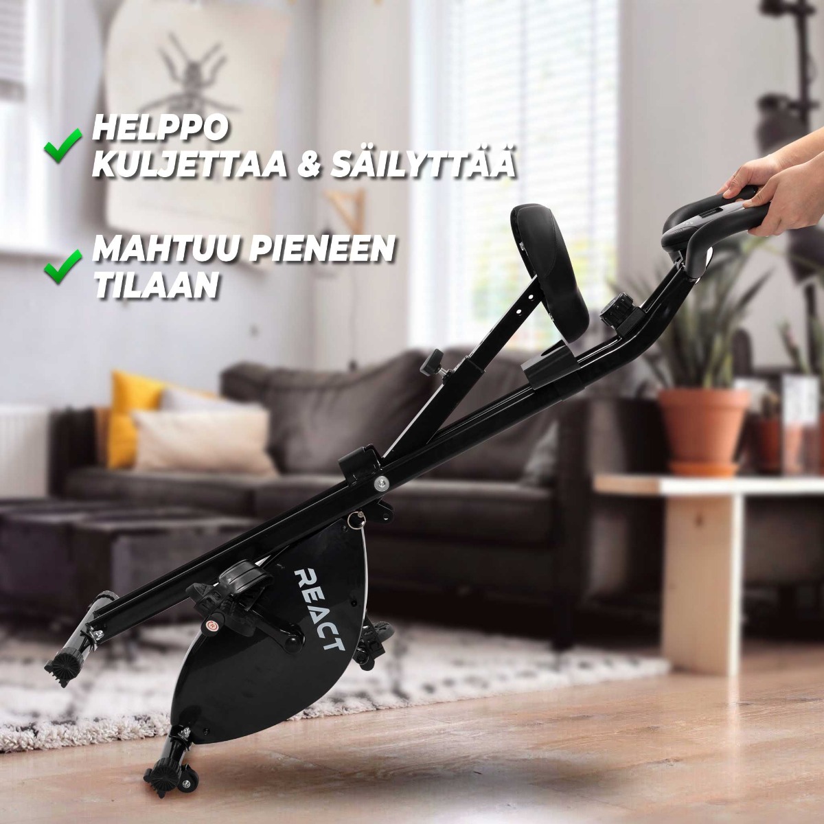Treningsykkel React Sammenleggbar