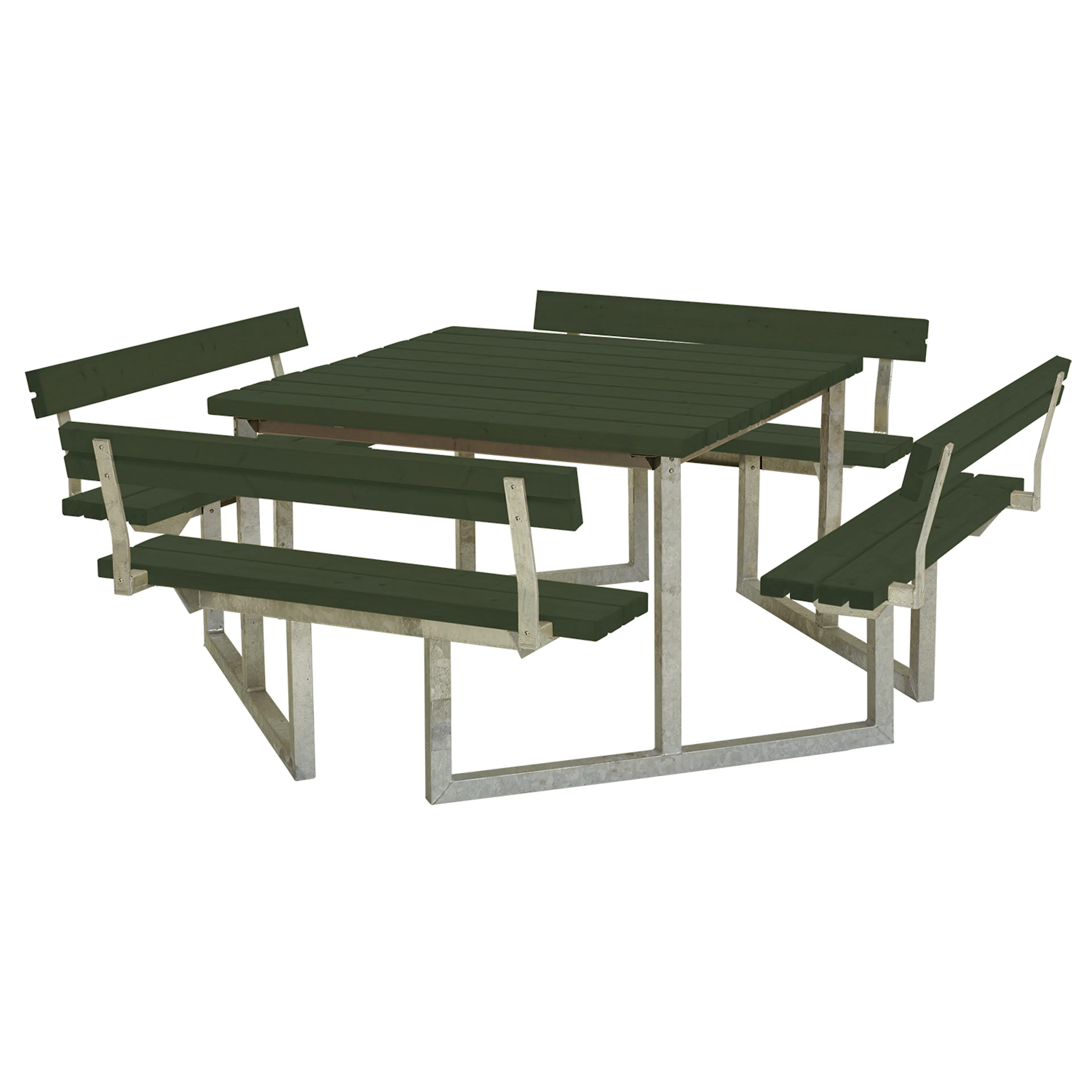 Piknikbord PLUS Twist 204 cm Grønn