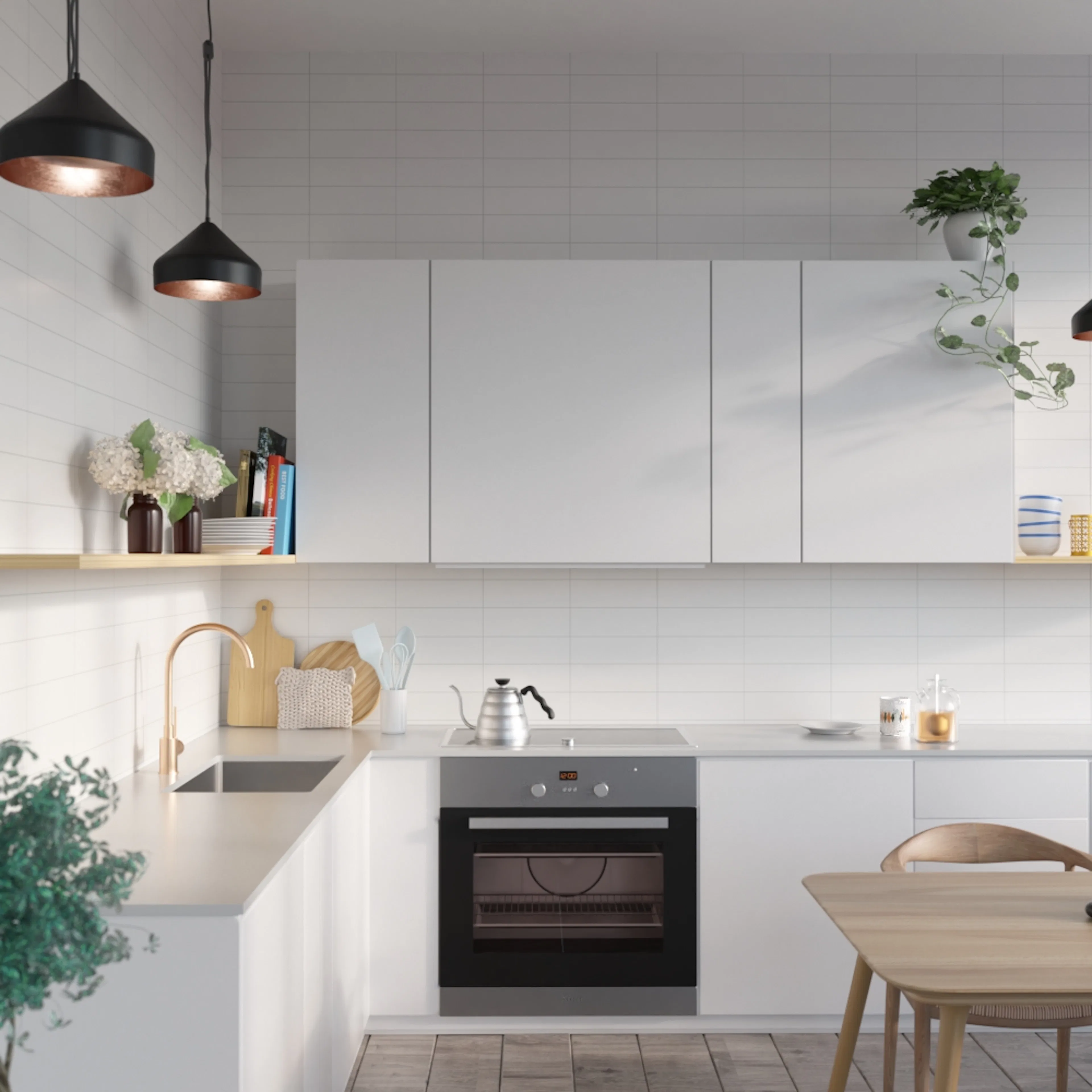 Baderomspanel Fibo 3091-M3010 Denver White