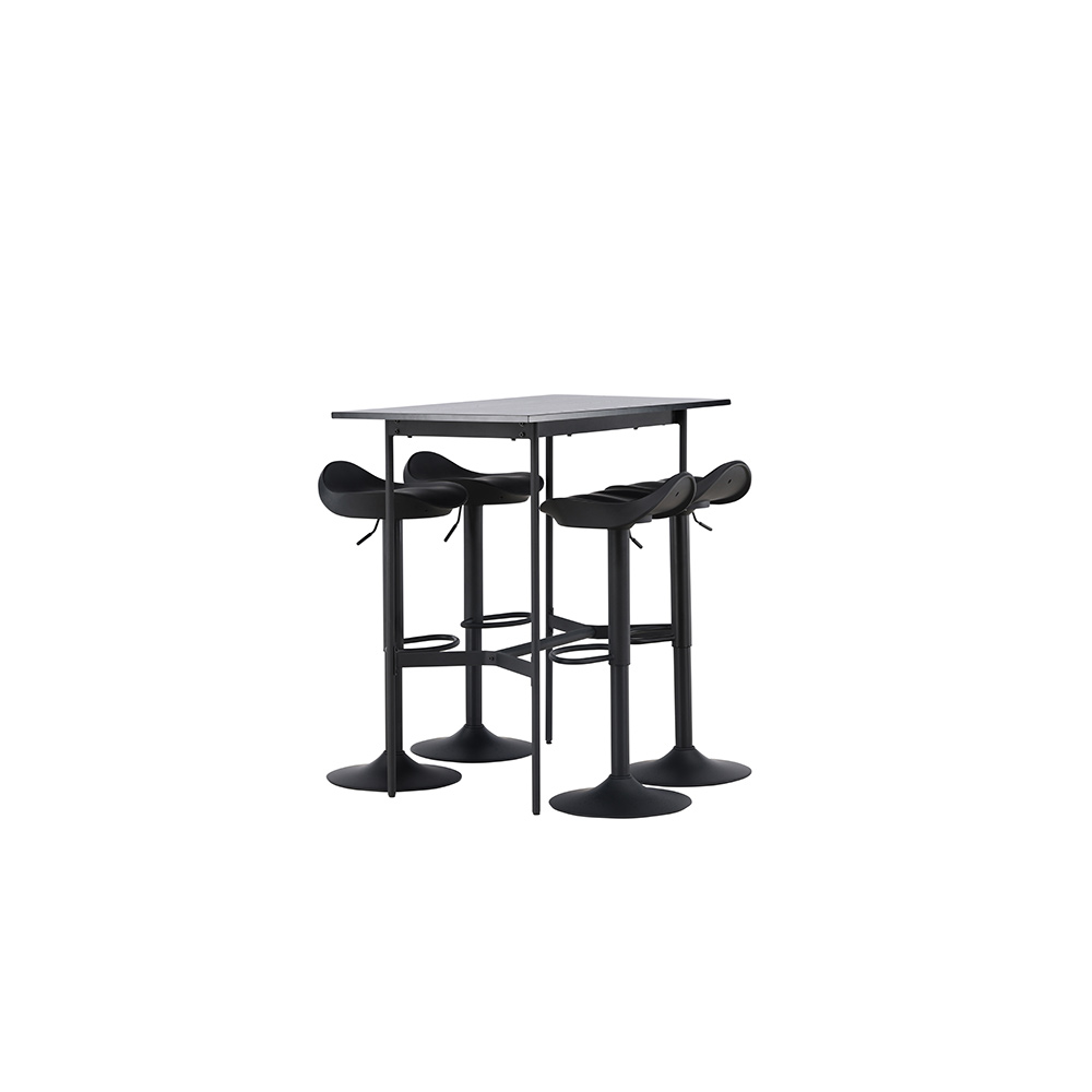 Spisegruppe Venture Home Rax med 4 stk Adesto Stoler