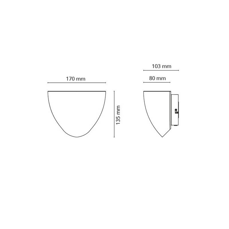 Vegglampe SG ARMATUREN Armatur Duo Matt-Hvit LED 3000K