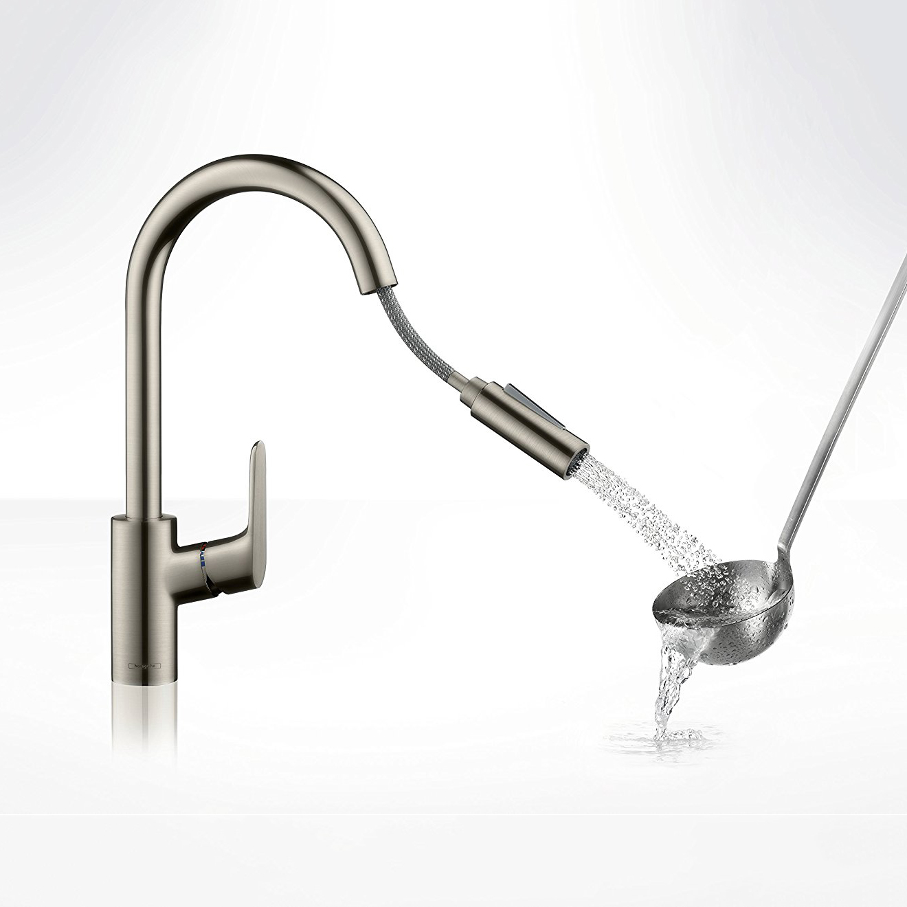 Kjøkkenbatteri Hansgrohe Focus med Uttrekkbar Tut