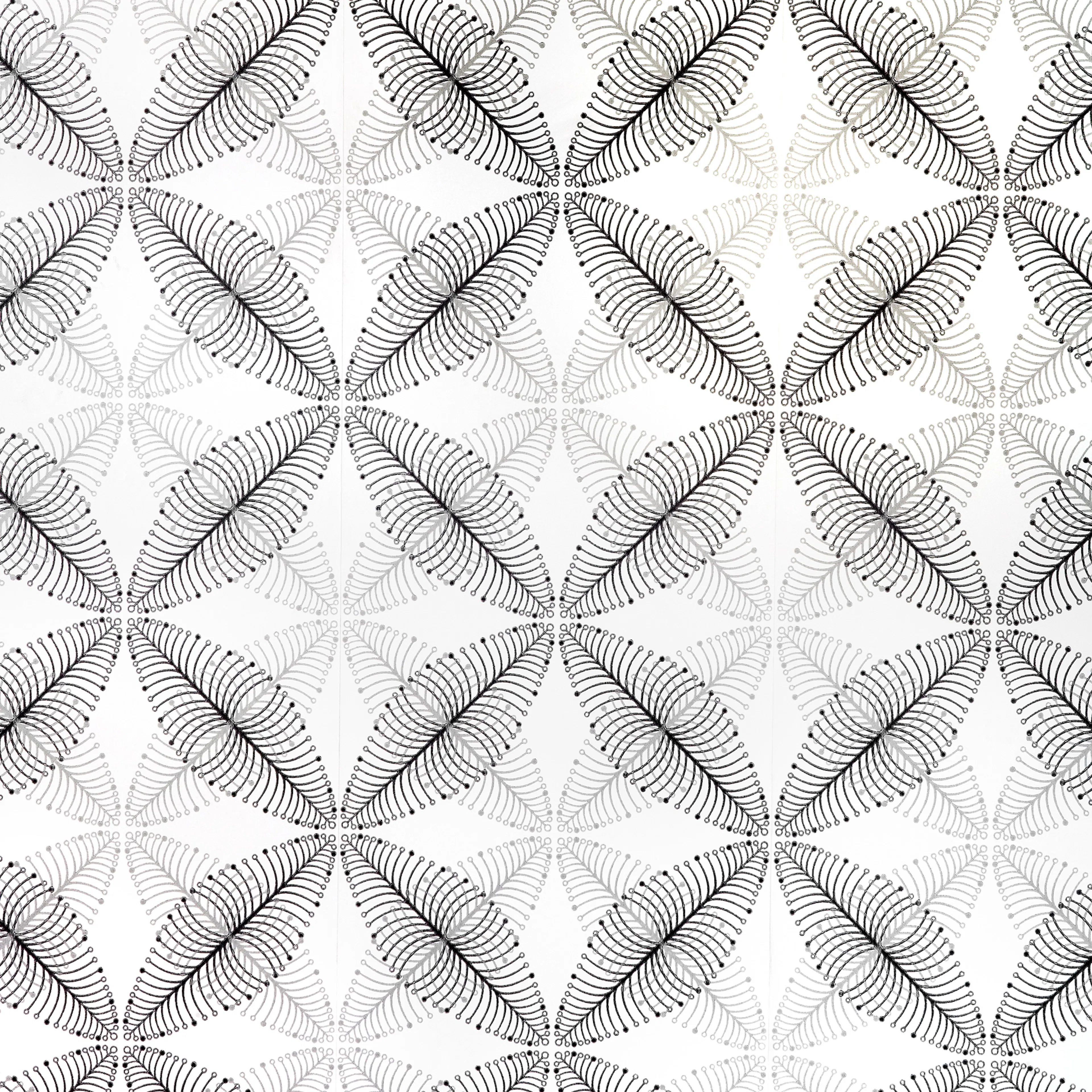 Tapet Mimou Garden Silver/Pewter