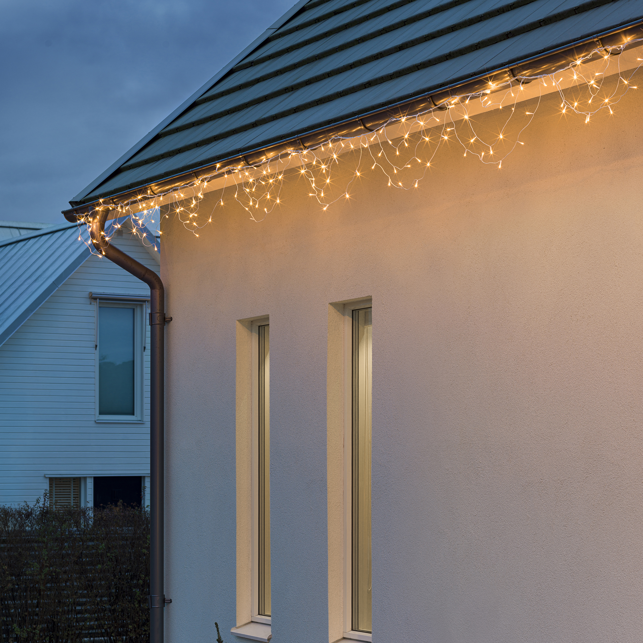 Istappskjede Gnosjö Konstsmide Buer 184L Amber LED