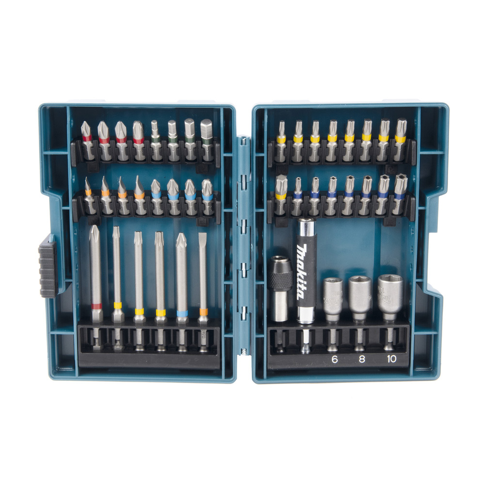 Bitssett Makita B-55697 43 deler og Oppbevaringsboks