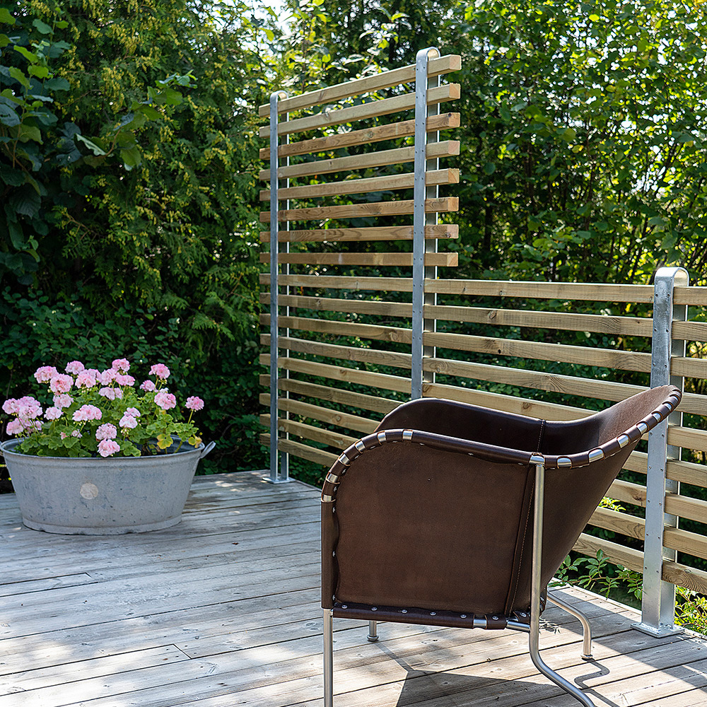 Gjerdestolpe Skotte Garden Arkad Lang