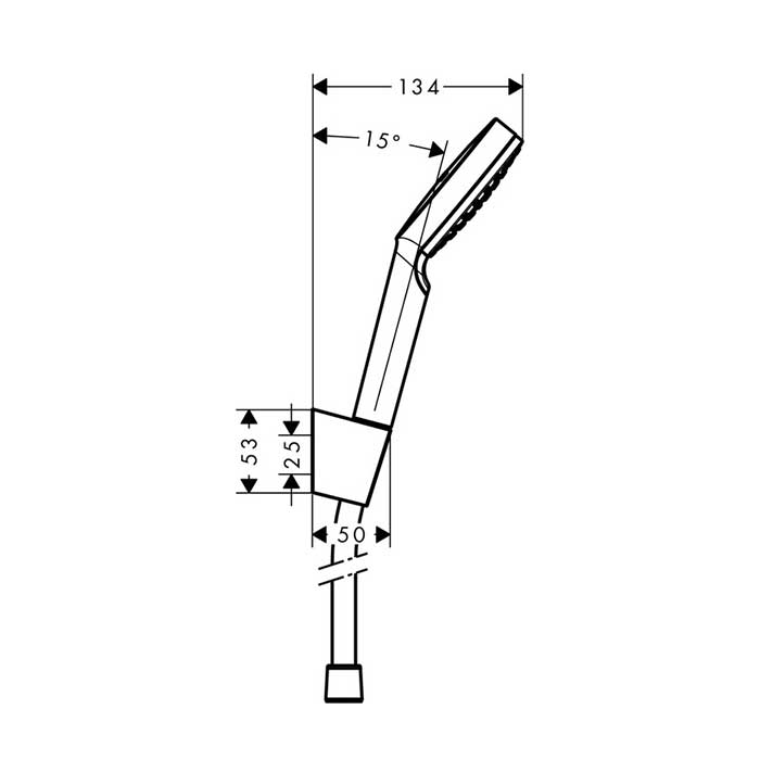 Hånddusj Hansgrohe Crometta 1jet Porter Set