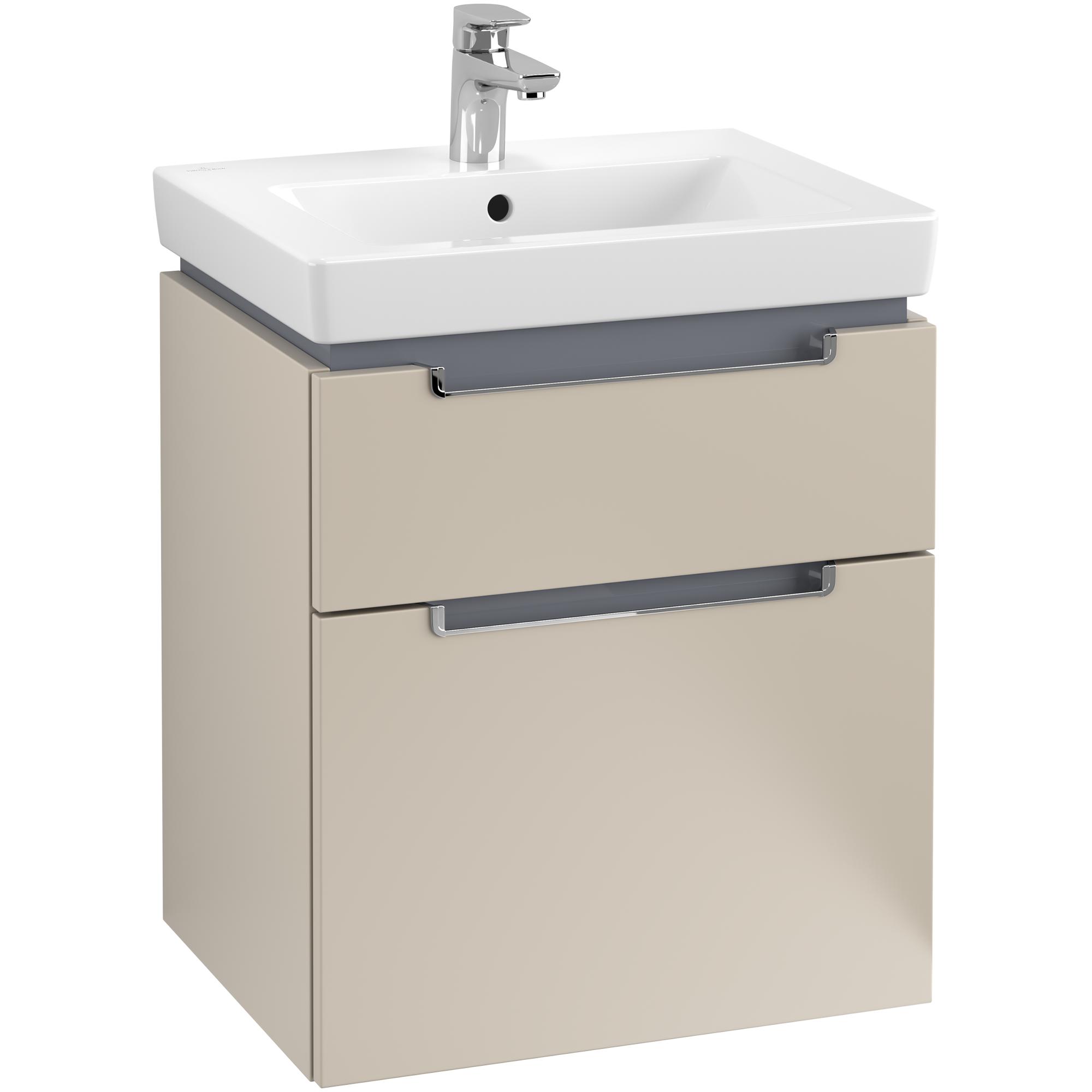 Tvättställsskåp Villeroy & Boch Subway 2.0 med 2 Lådor | badrum - badrumsmobler - tvattstallsskap-och-kommod | KakelKungen