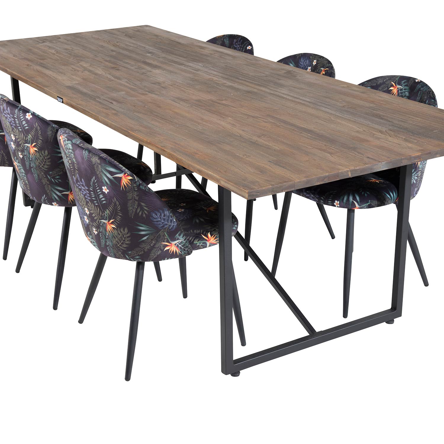 Spisegruppe Venture Home Peo med 6 Valentina Stoler
