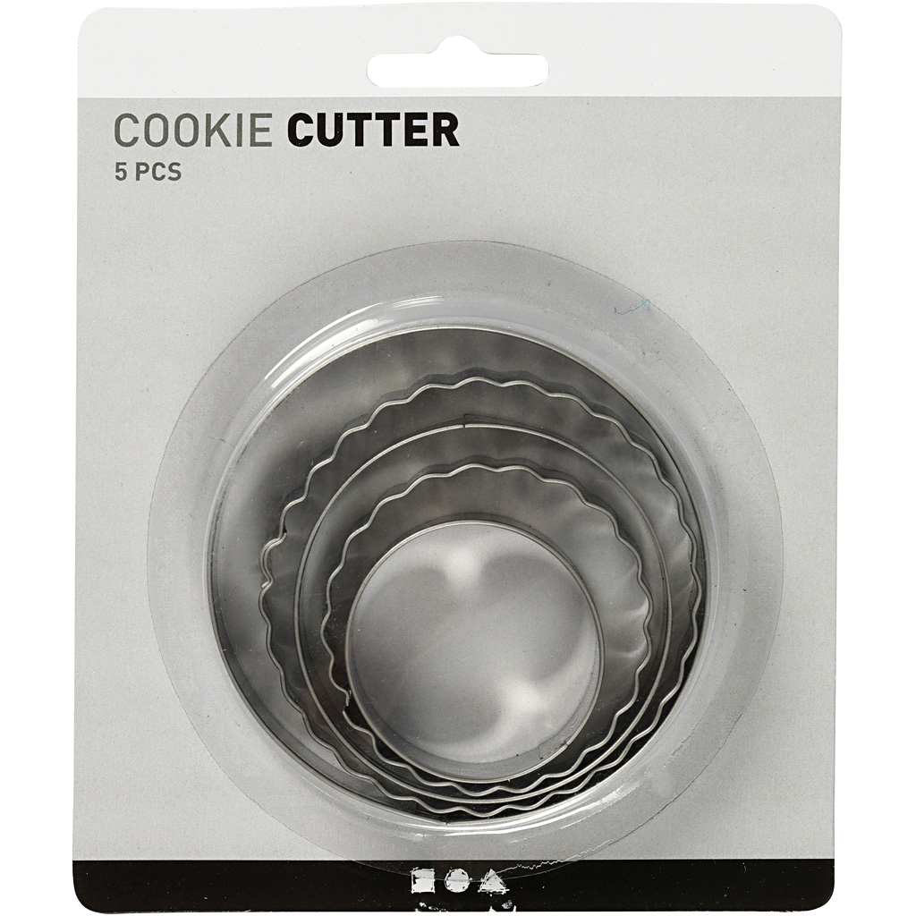 Utstikkerformer Creativ Company Sirkel Str 8 cm 5 St/1 Pk