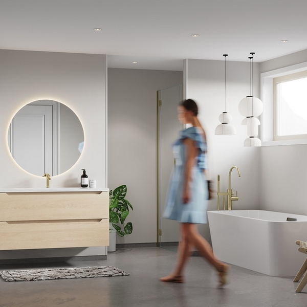Baderomspanel Fibo 2090-L00 Light Grey
