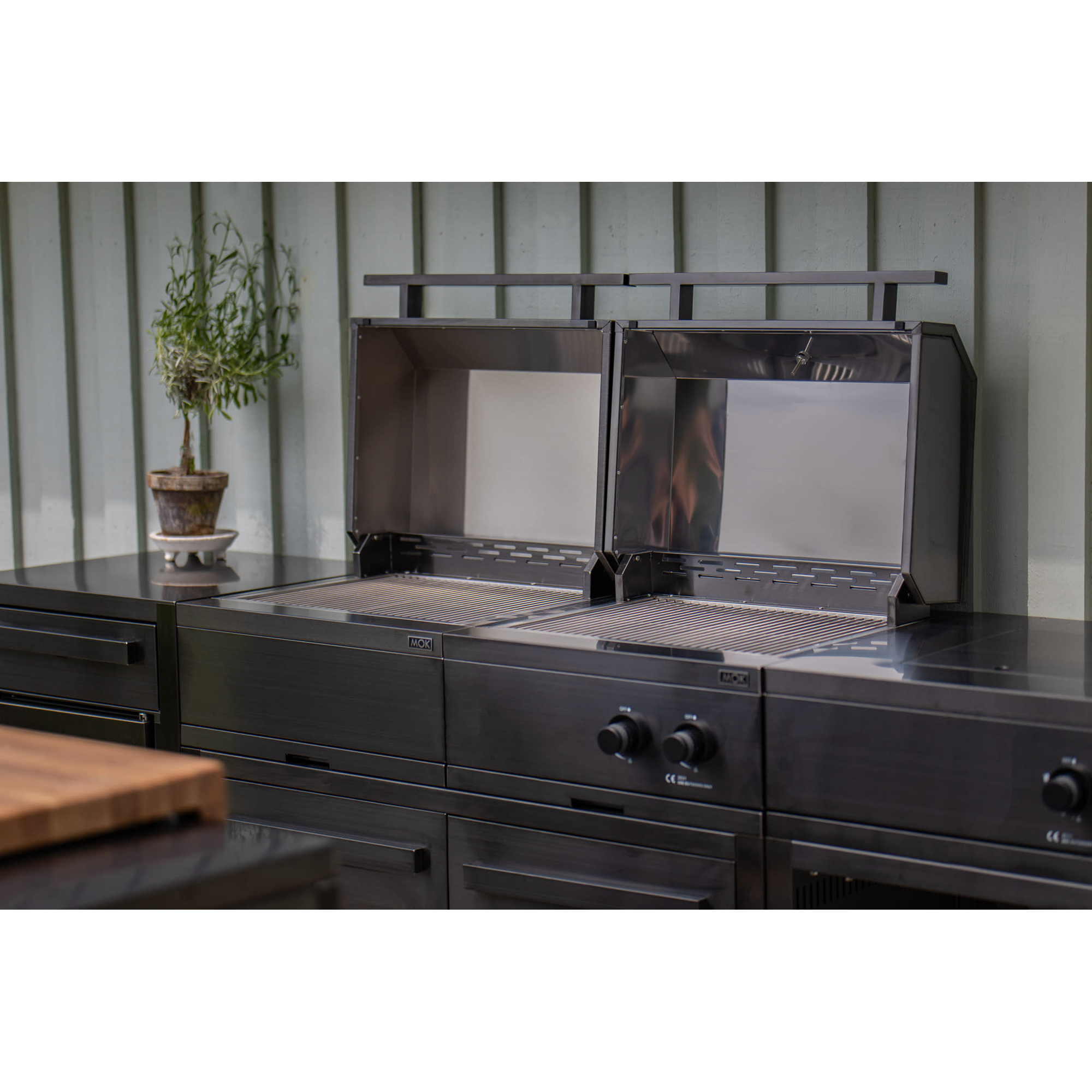 Gassgrill Myoutdoorkitchen Nordic Line Integrerbar 2 Brennere