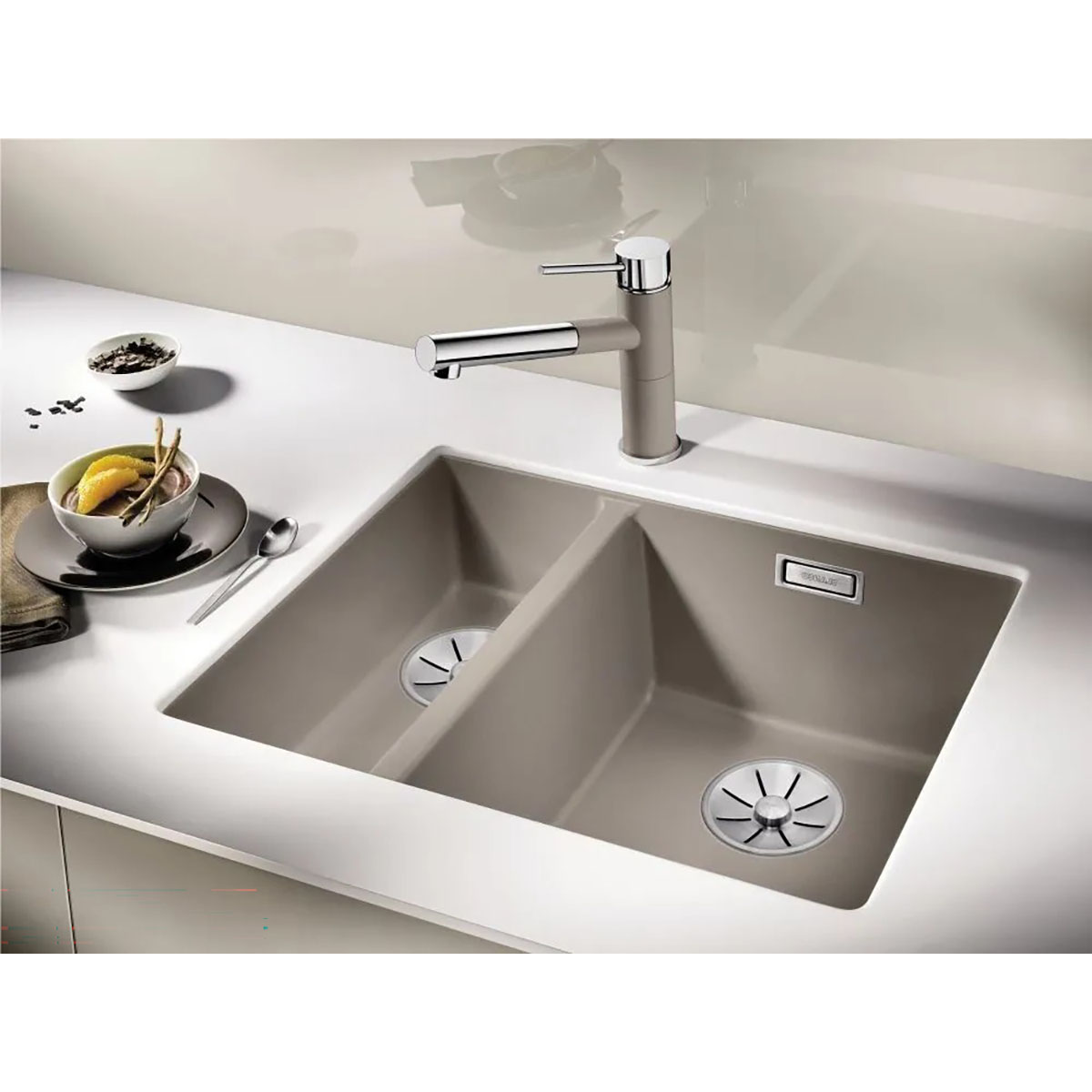 Kjøkkenvask Blanco Subline 340/160 Silgranitt Infino