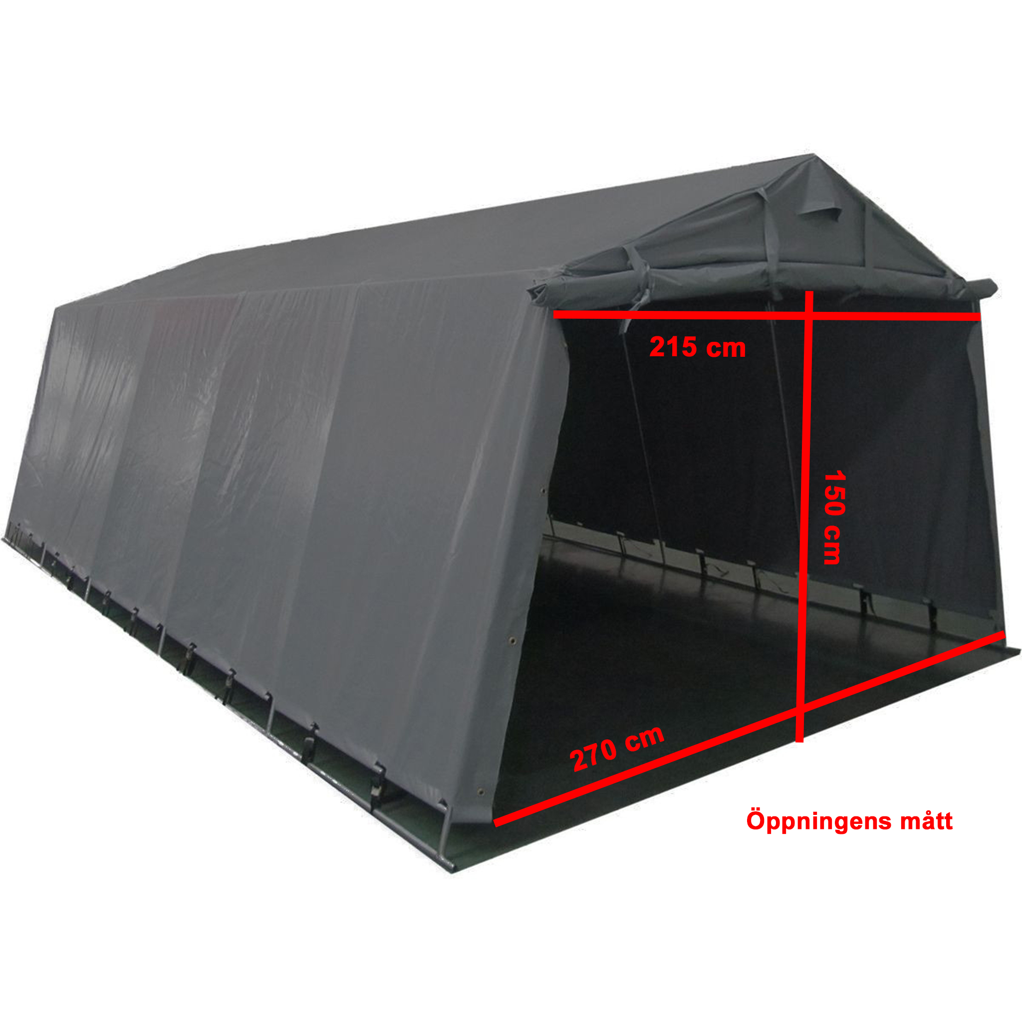 Garasjetelt Lyfco 13,7m² 200g/m² PE