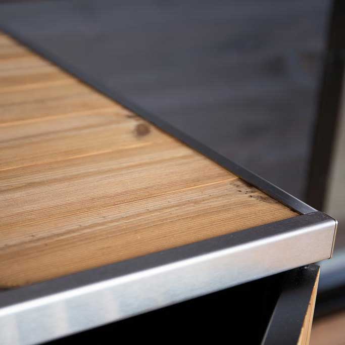 Skapmodul Muurikka Sommerkjøkken 100 cm Metalldør
