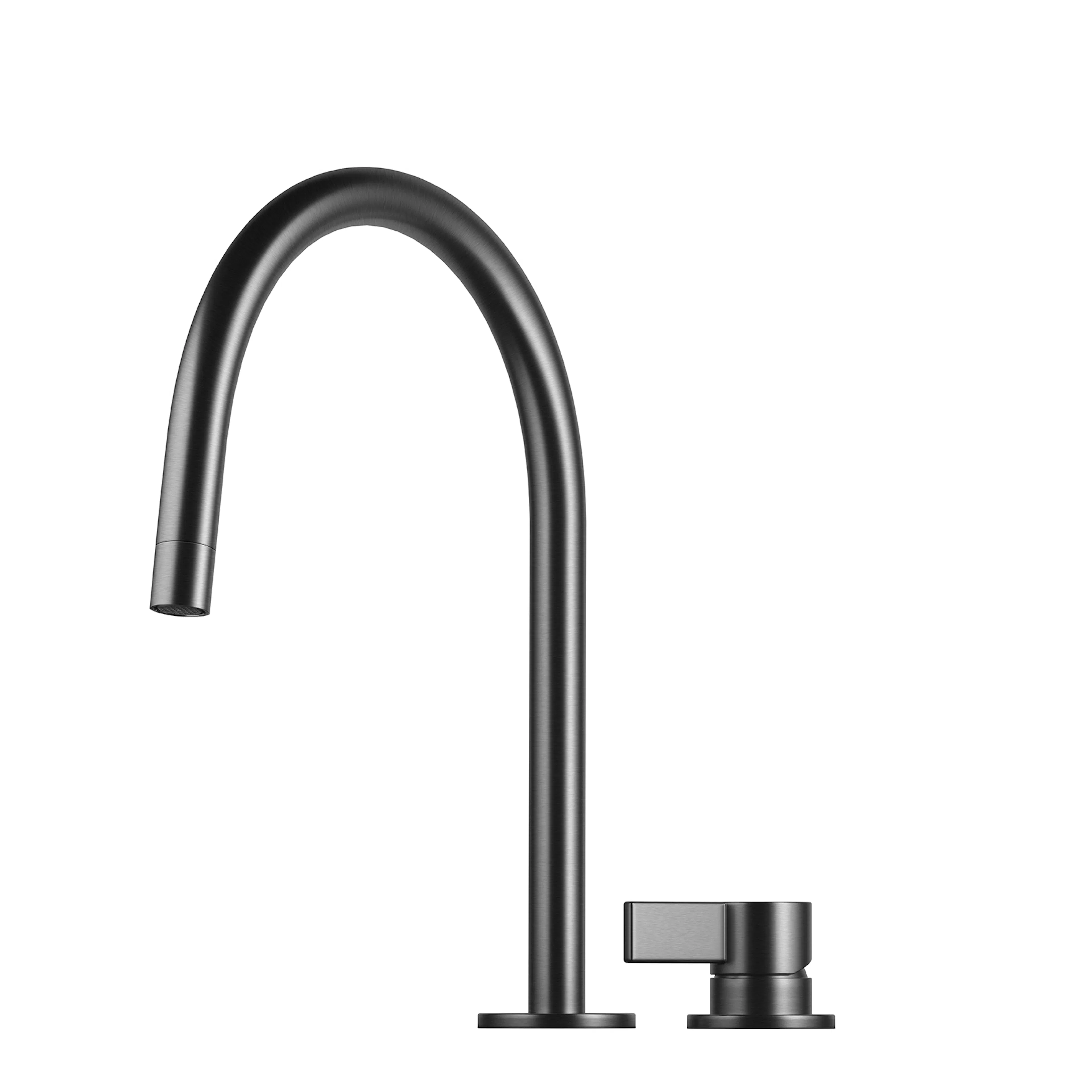 Børstet Black Chrome