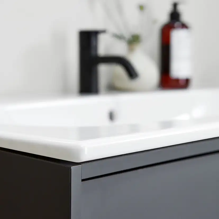 Servantskap Ifö Sense Art Smal Design 90 med 2 Skuffer