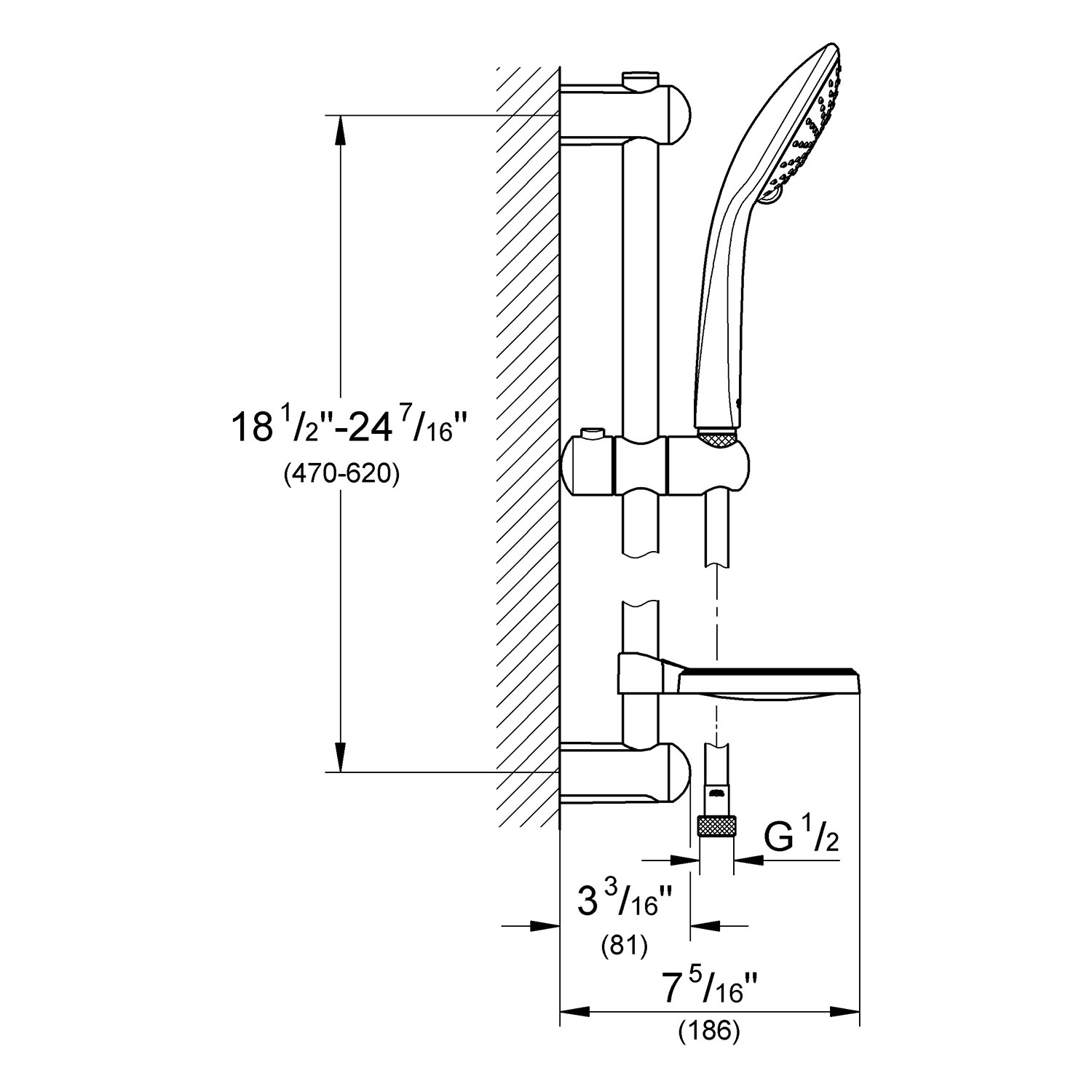 Duschset Grohe Euphoria 110 Duo