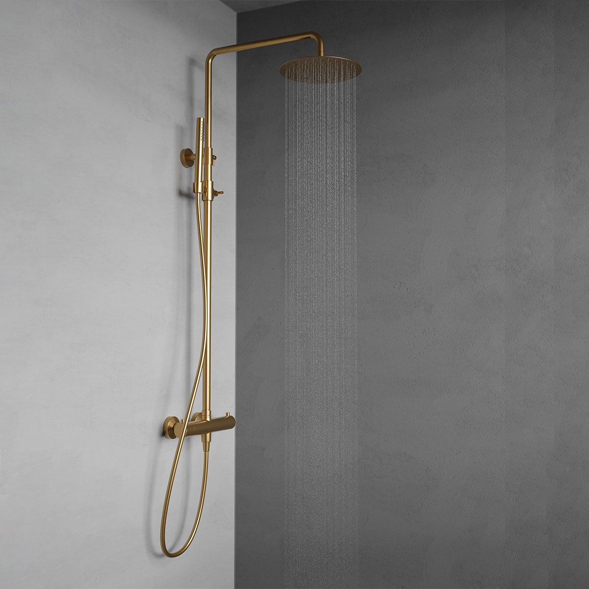 Takduschset Scandtap Steel Pleasure 2
