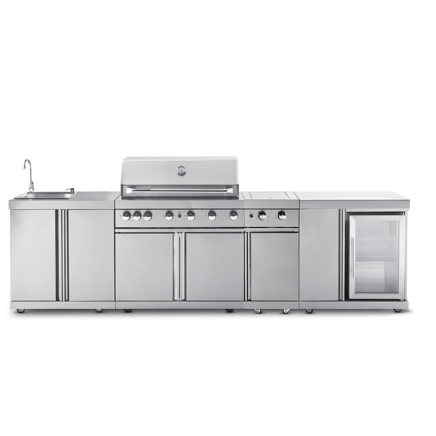 Frittstående Utekjøkken Myoutdoorkitchen Stainless Collection Florida