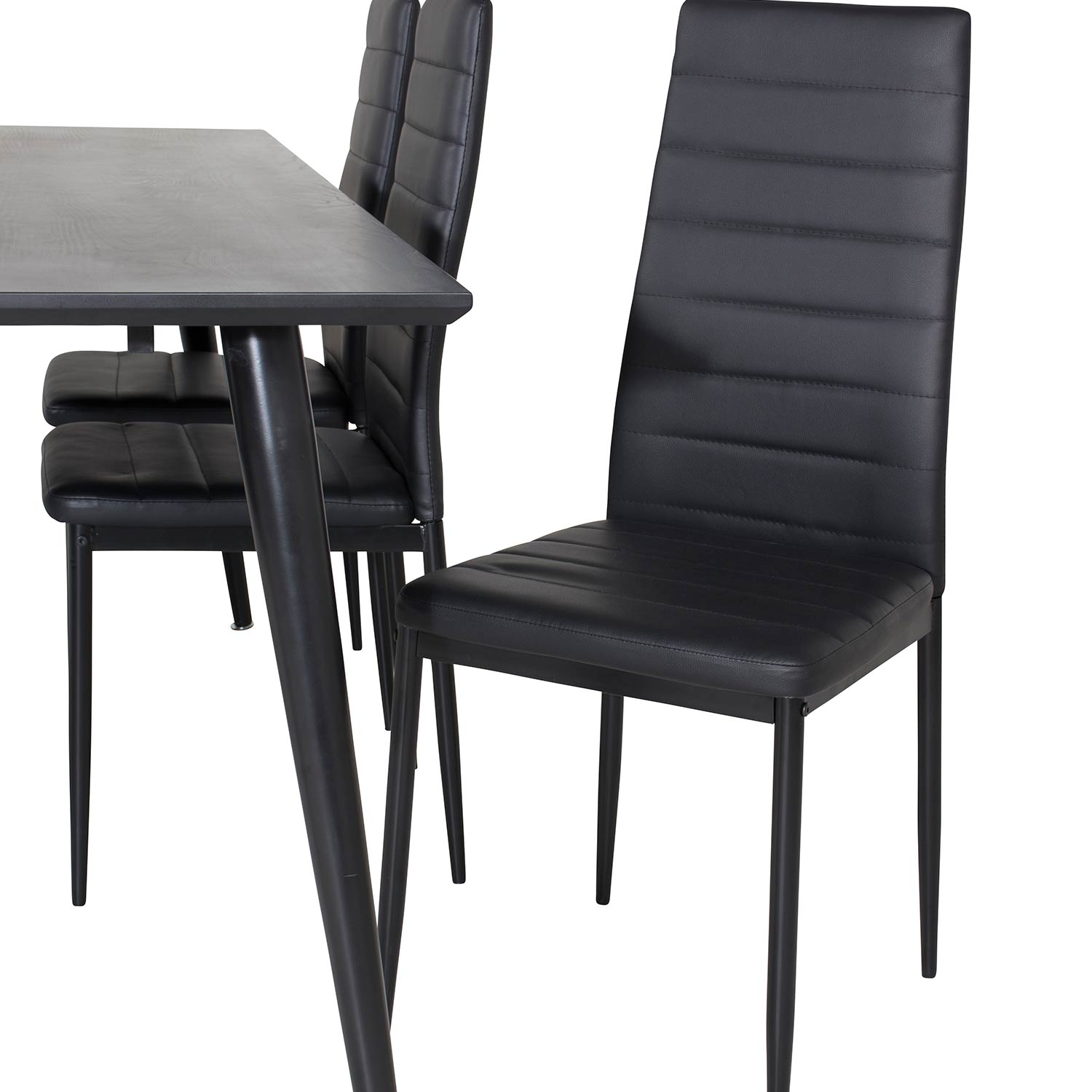 Spisegruppe Venture Home Dipp med 6 Slim Stoler