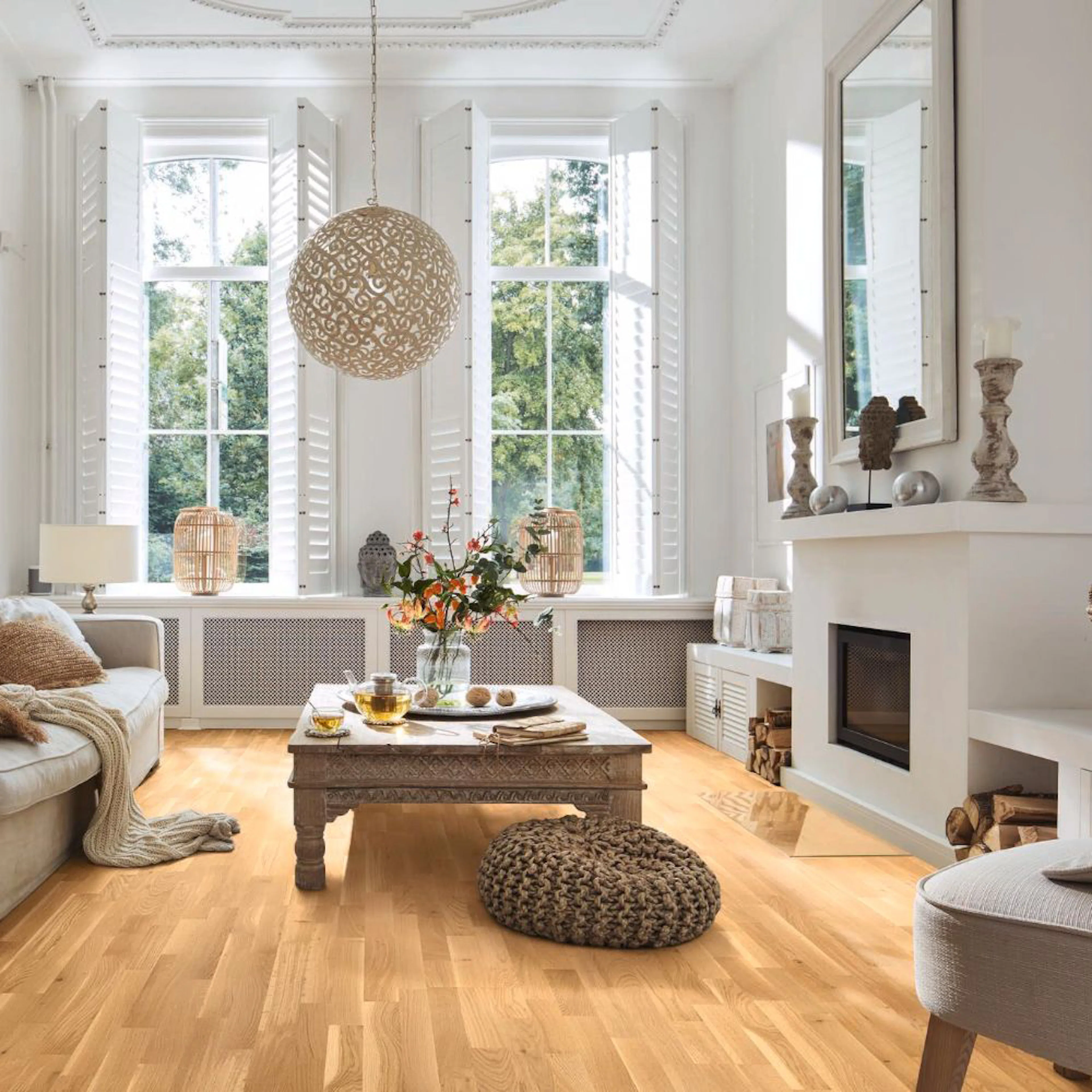 Parkettgolv MeisterParquet. longlife PC 200 Pure oak lively 09036
