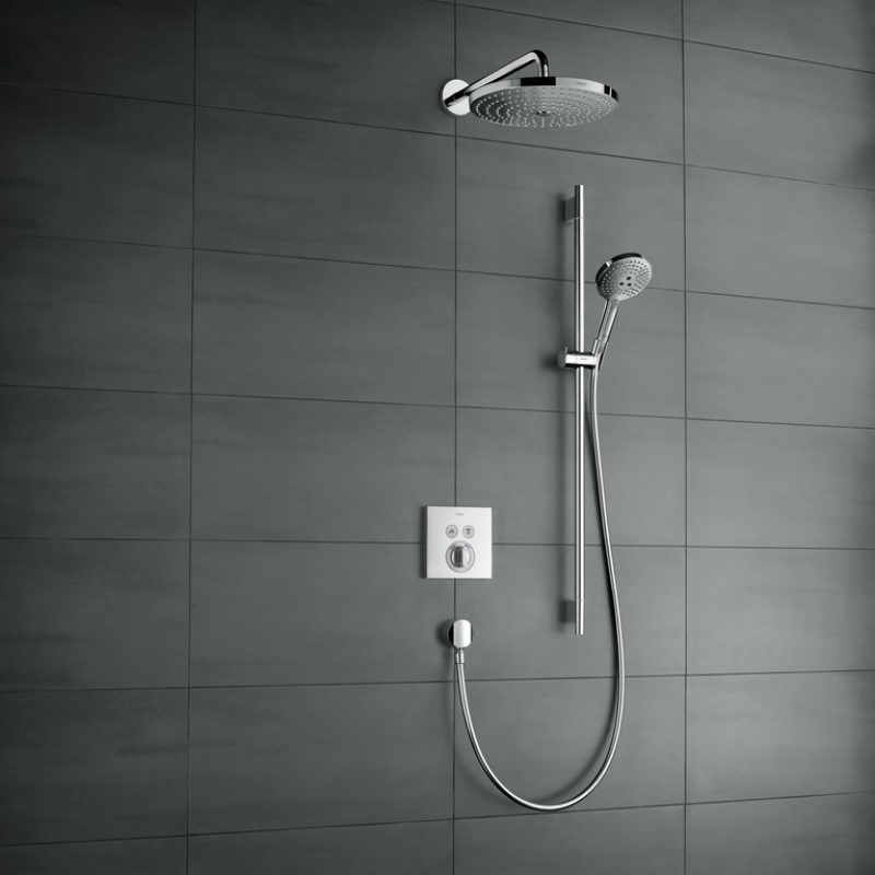 Hoveddusj Hansgrohe Raindance Select S 300 2-jet for Veggmontert