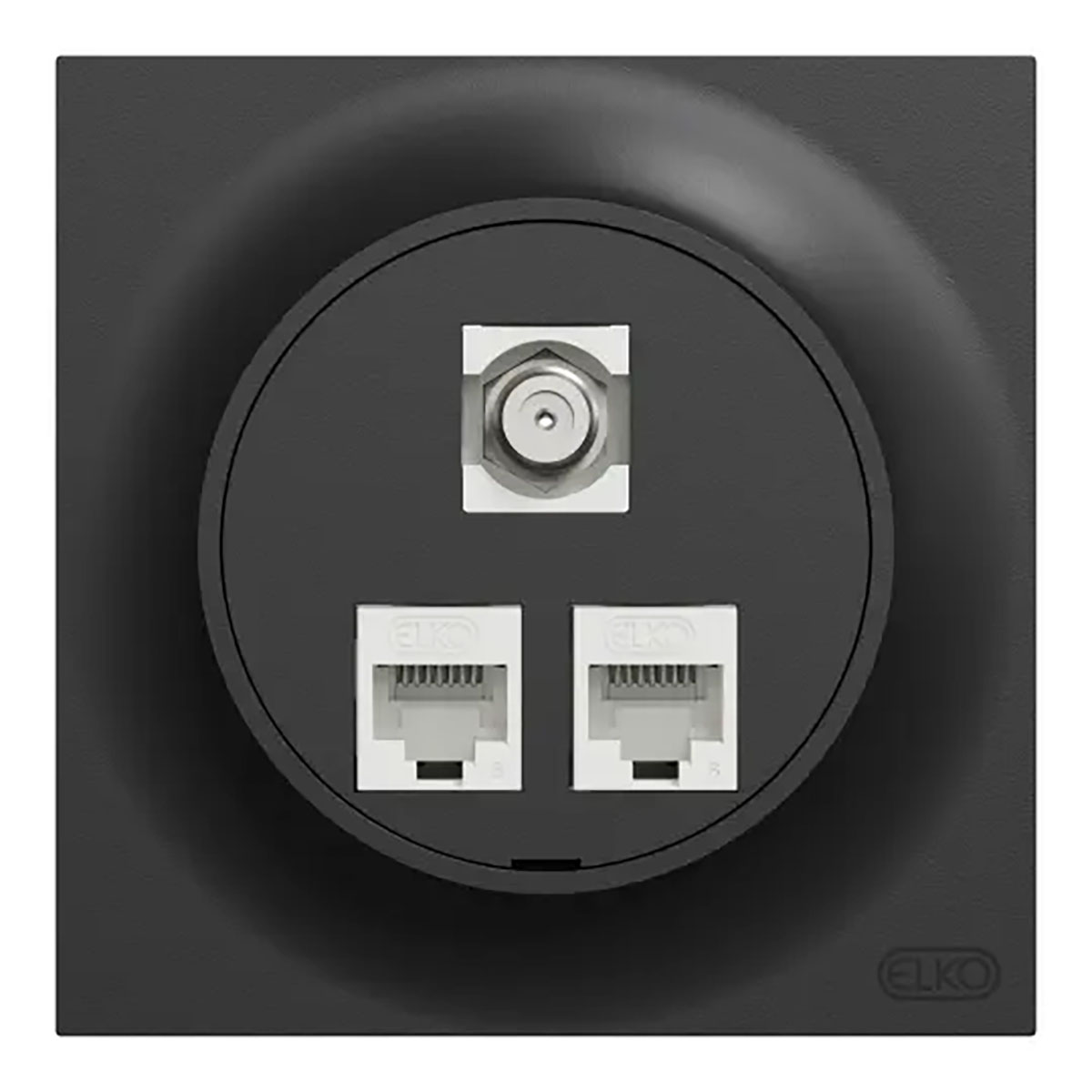 Vegguttak Elko One Modularuttak Innfelt RJ45 Cat.6 UTP