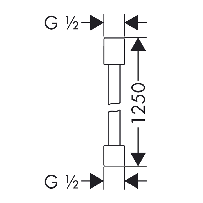 Duschslang Axor Starck