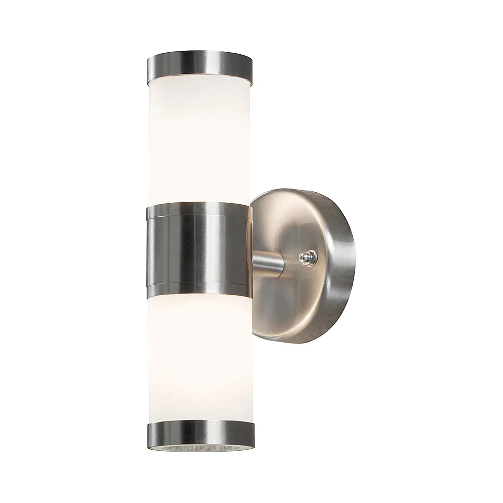 Vegglampe Gnosjö Konstsmide Modena Opp/ned G9 Rustfri