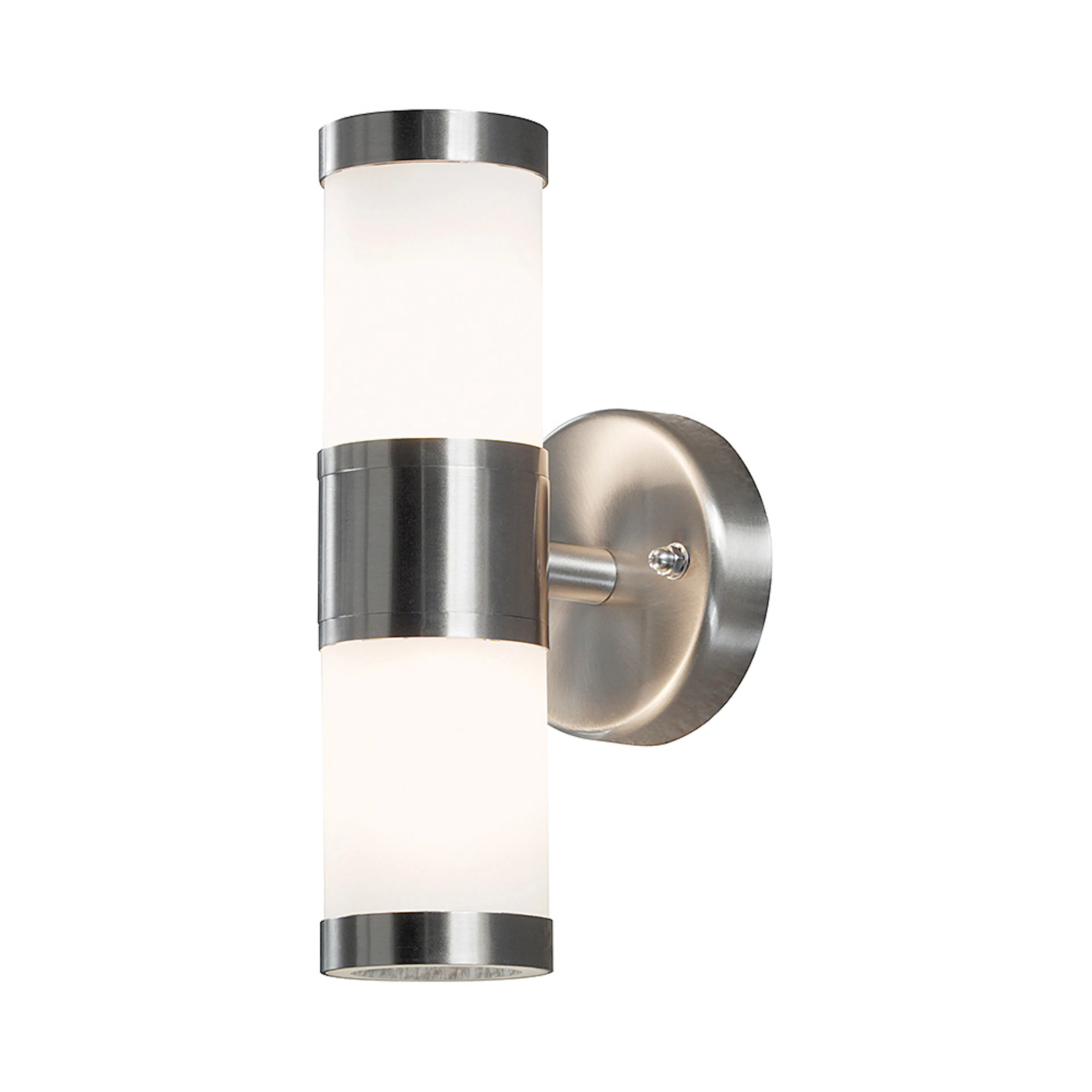 Vegglampe Gnosjö Konstsmide Modena Opp/ned G9 Rustfri