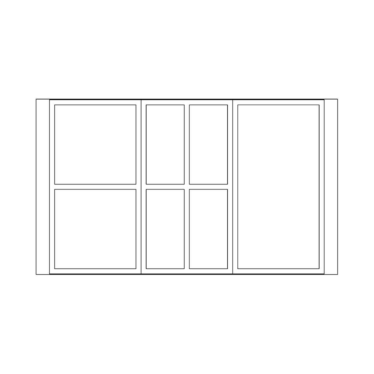 Skuffeinndeler Korsbakken Plexiglass Sett for Benkeskap