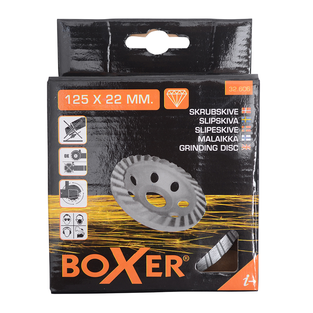 Diamantslipeskive Boxer Ø125 mm